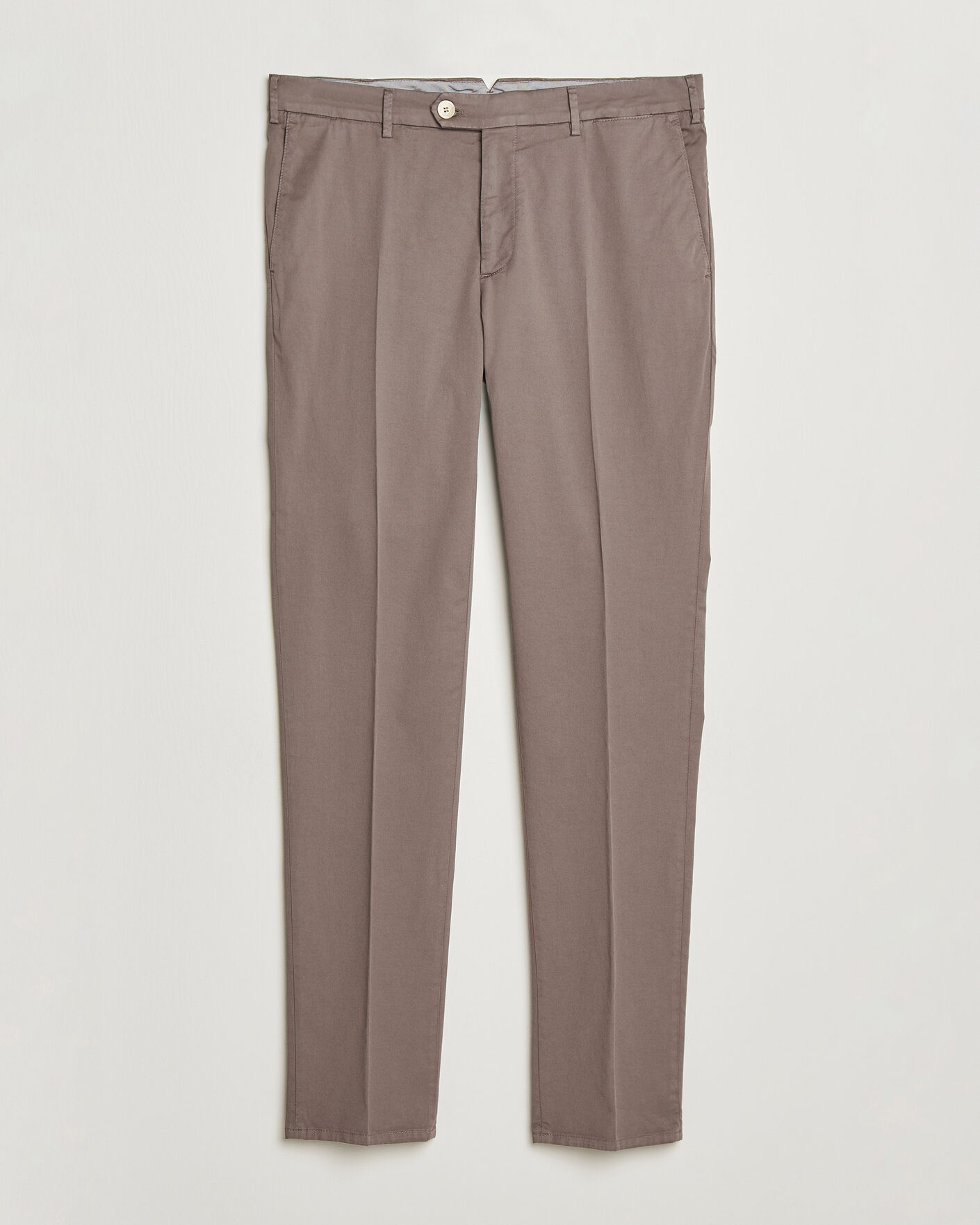 Uomini | Pantaloni | Brunello Cucinelli | Slim Fit Chinos Brown