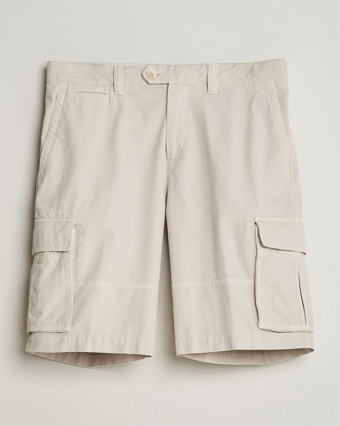 Uomini | Pantaloncini | Brunello Cucinelli | Cotton Cargo Shorts Light Beige