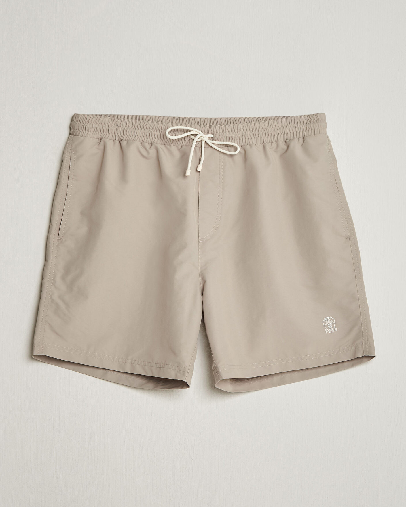 Uomini | Costumi da bagno | Brunello Cucinelli | Nylon Swim Trunks Beige