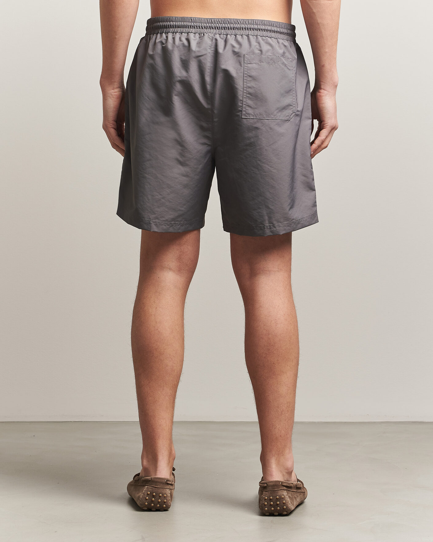 Uomini | Costumi da bagno | Brunello Cucinelli | Nylon Swim Trunks Grey