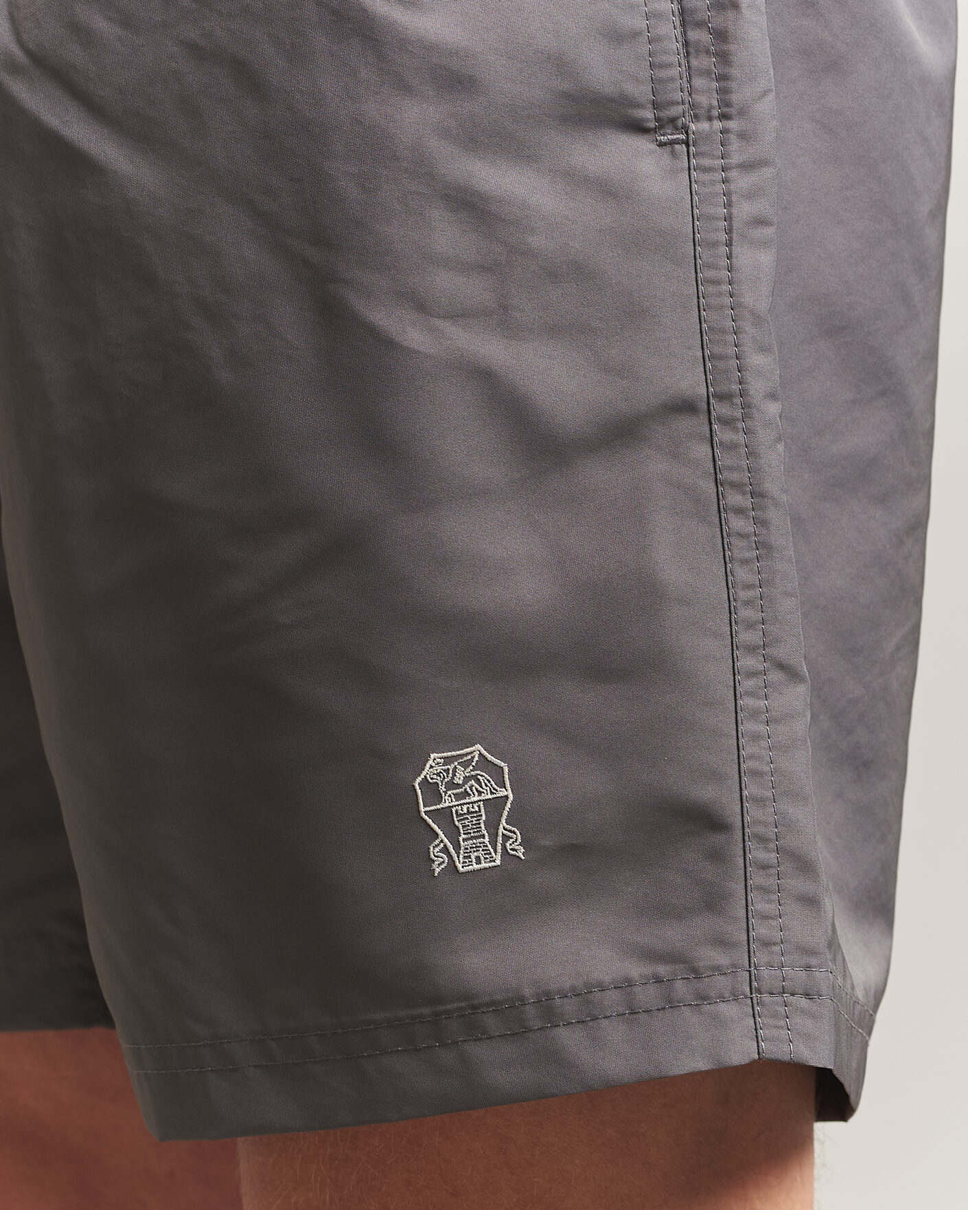 Uomini | Costumi da bagno | Brunello Cucinelli | Nylon Swim Trunks Grey