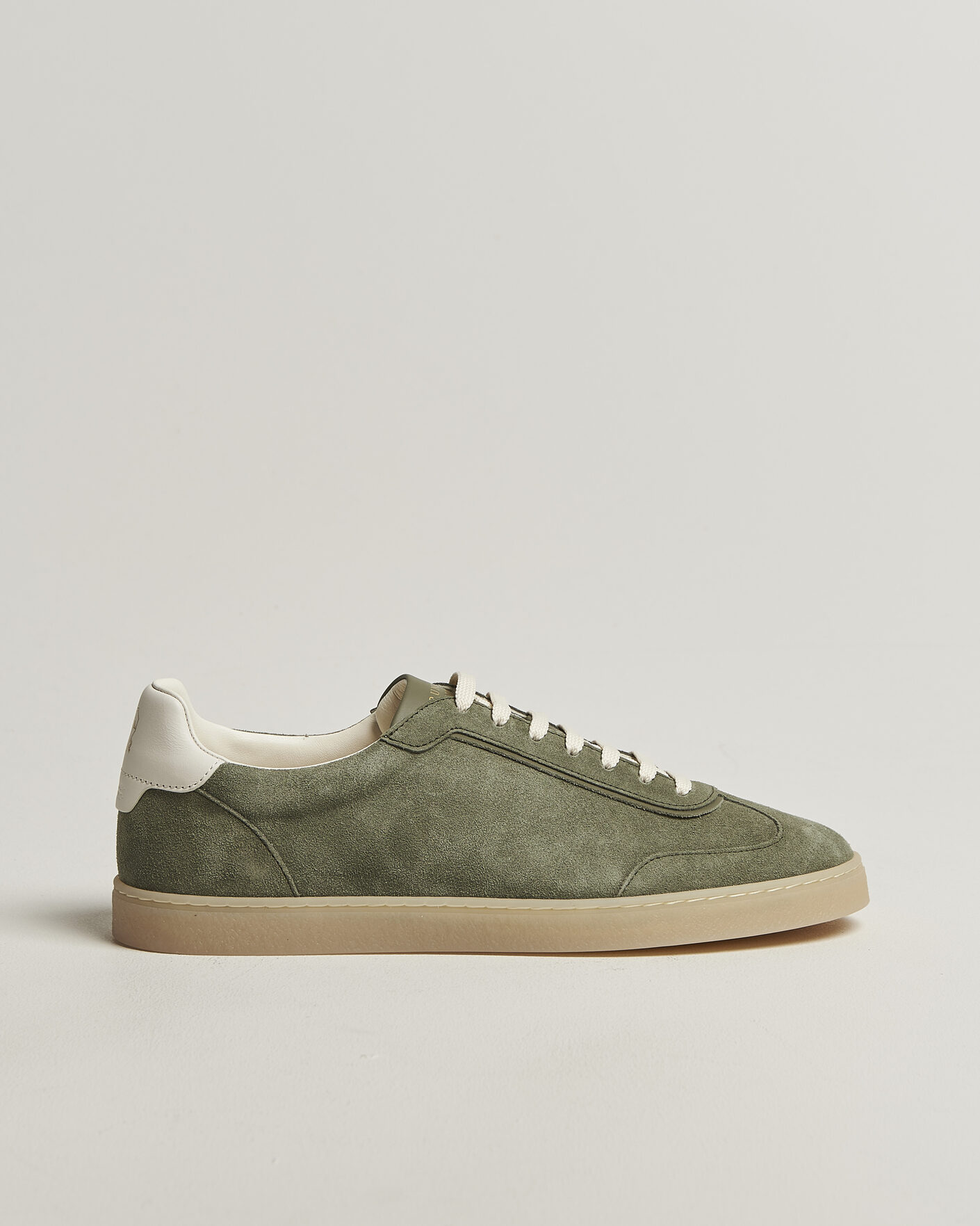 Uomini | Sneakers | Brunello Cucinelli | Low Top Sneakers Olive Suede