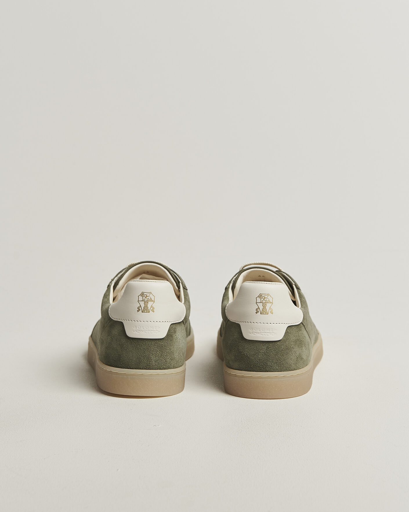 Uomini | Sneakers | Brunello Cucinelli | Low Top Sneakers Olive Suede