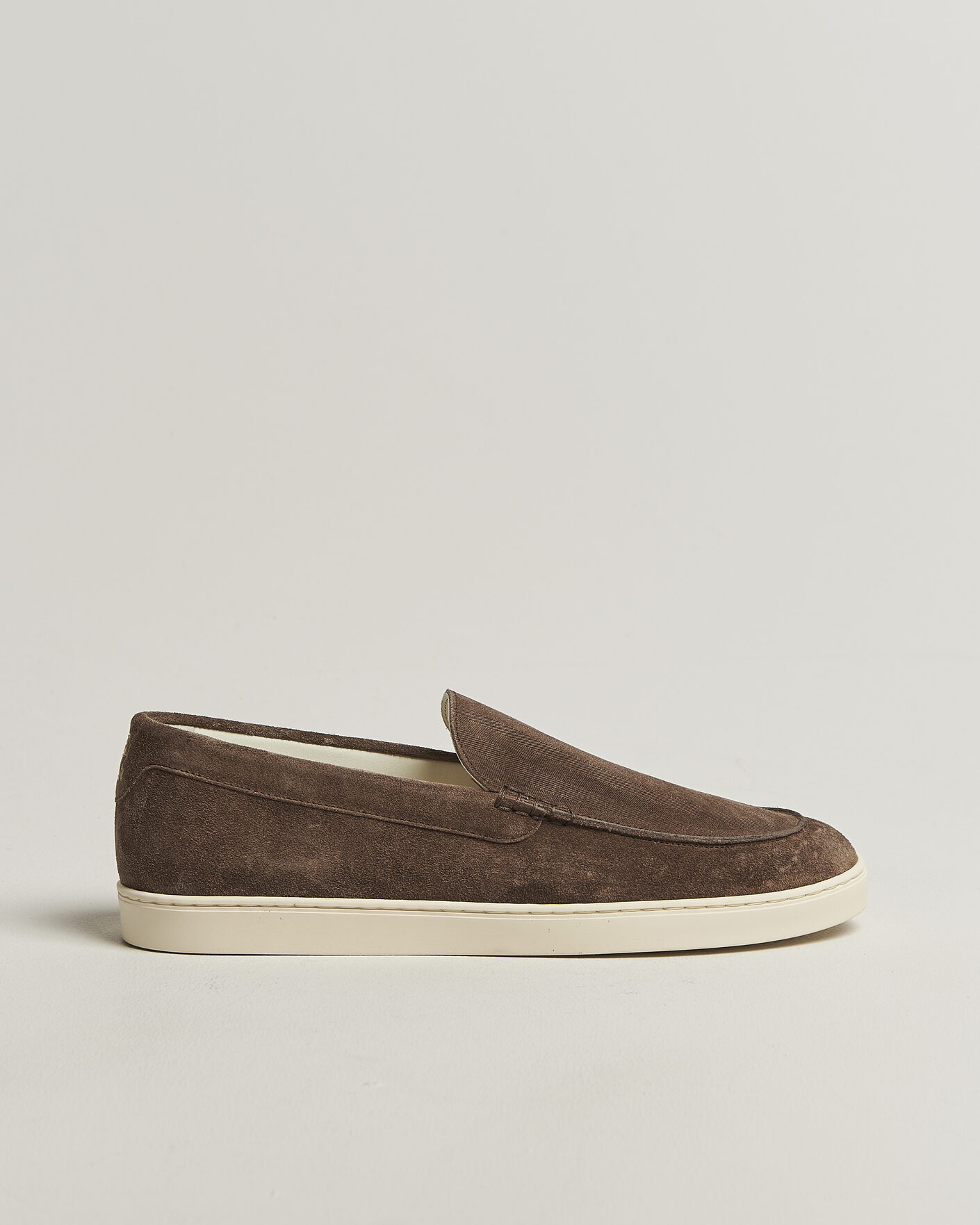 Uomini | Mocassini | Brunello Cucinelli | Moccasin Shoes Dark Brown Suede