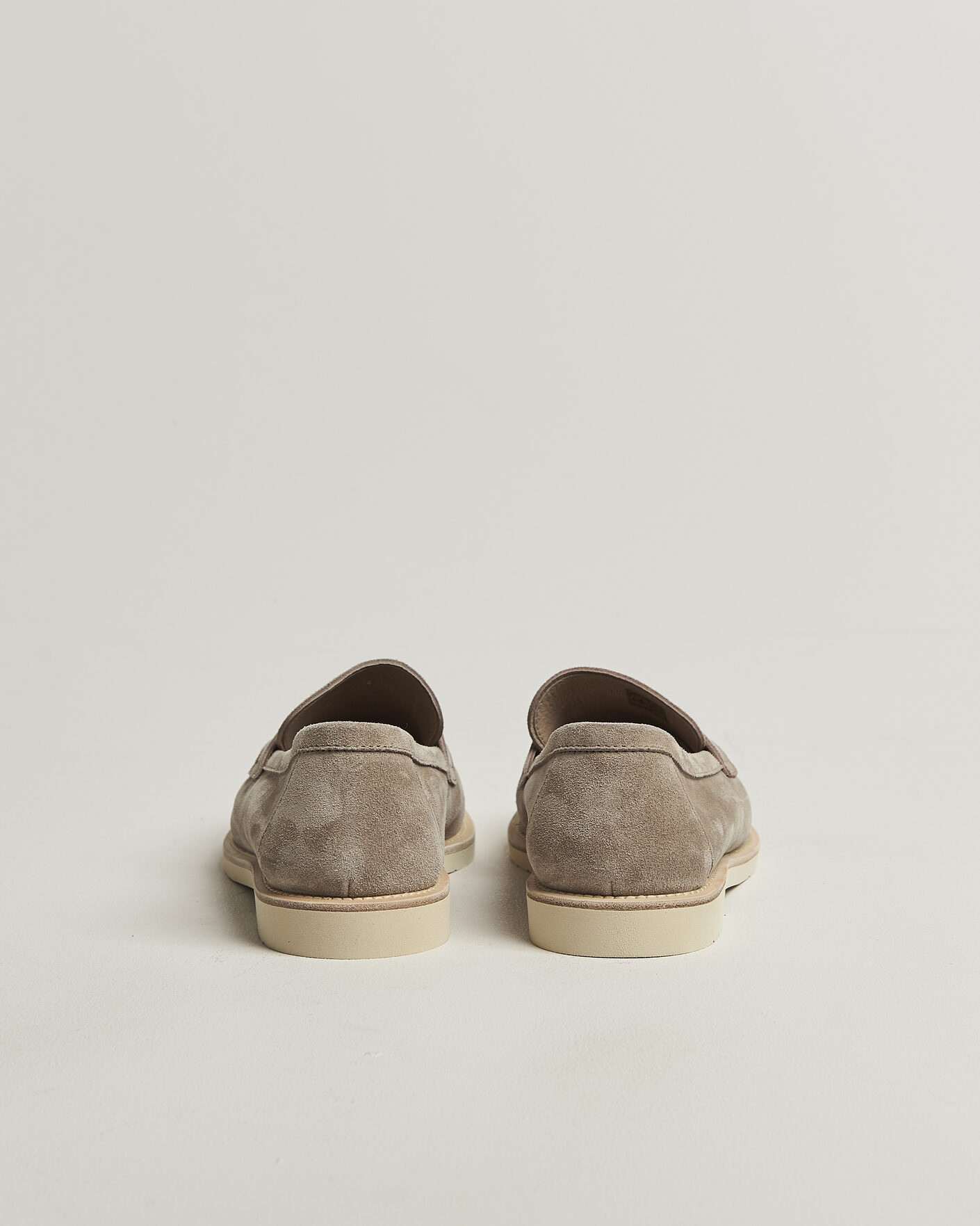 Uomini | Mocassini | Brunello Cucinelli | Light Penny Loafers Beige Suede
