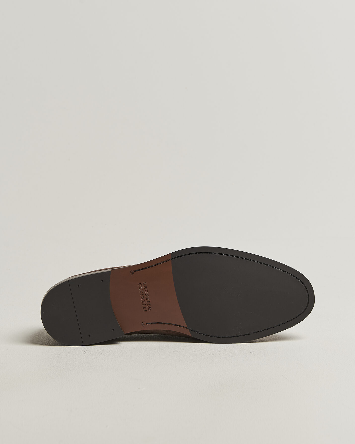 Uomini | Mocassini | Brunello Cucinelli | Penny Loafers Brown Suede