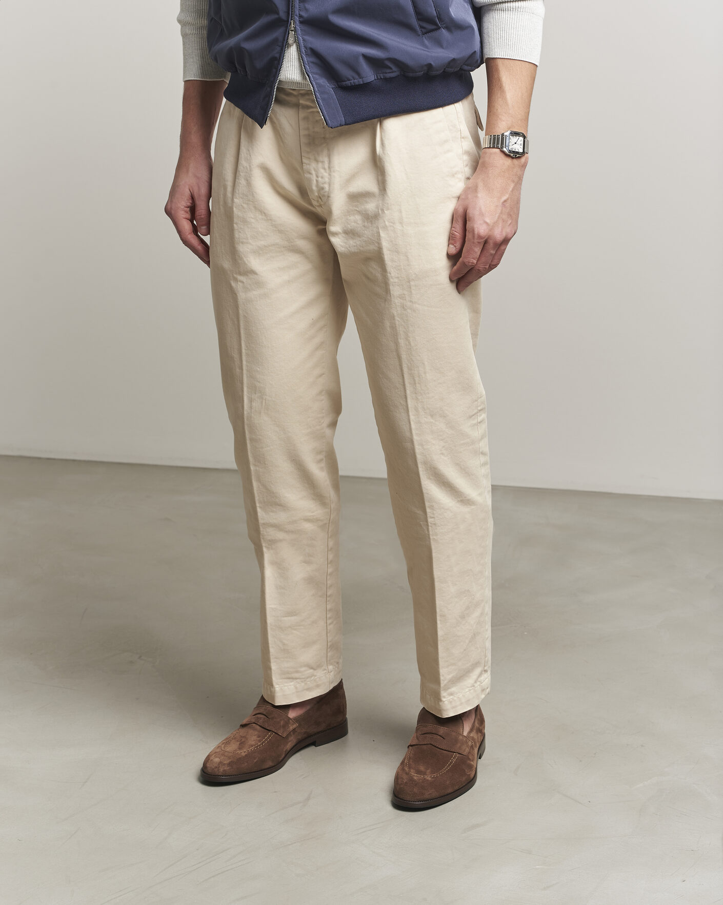 Uomini | Mocassini | Brunello Cucinelli | Penny Loafers Brown Suede