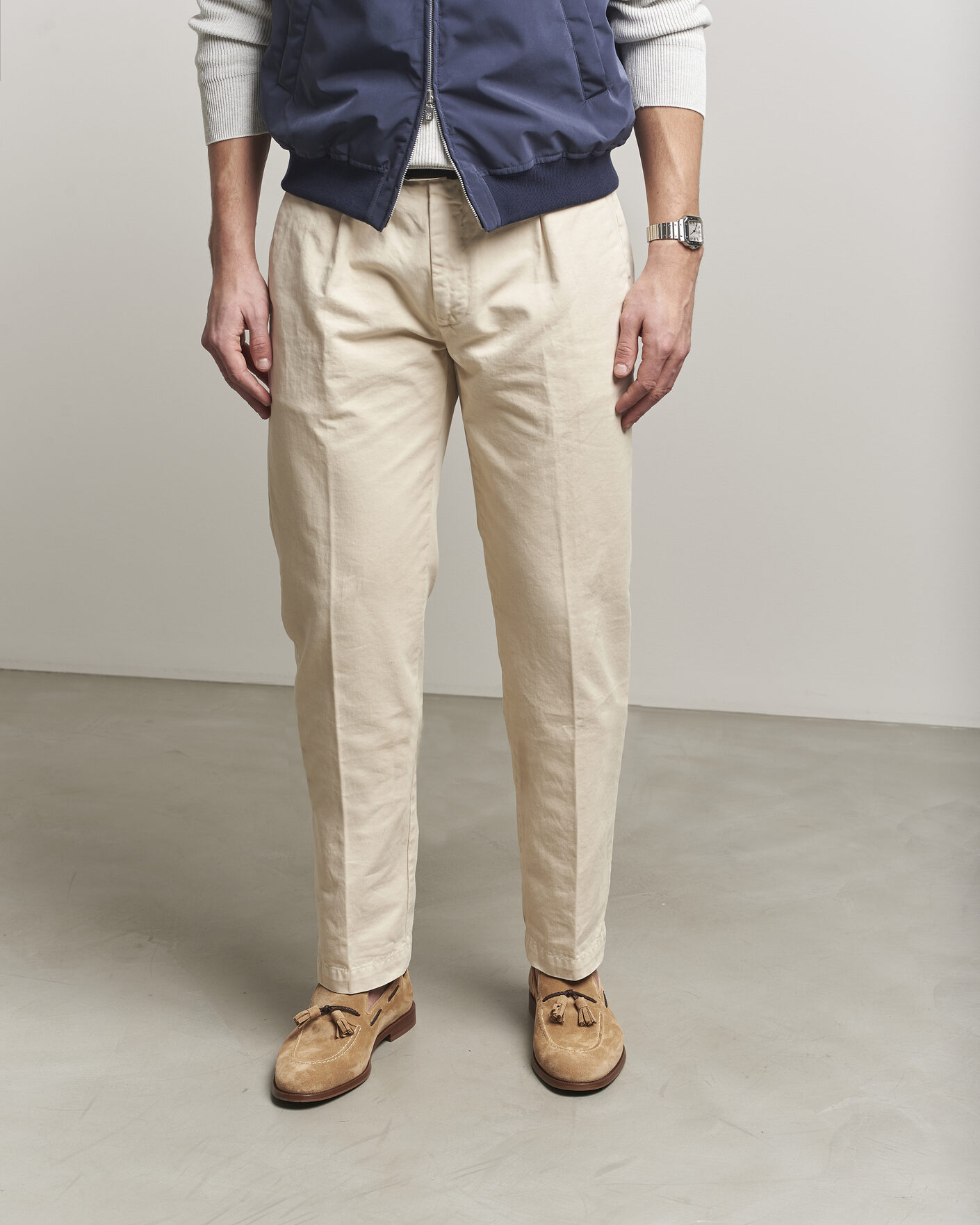 Uomini | Mocassini | Brunello Cucinelli | Tassel Loafers Siena Brown Suede