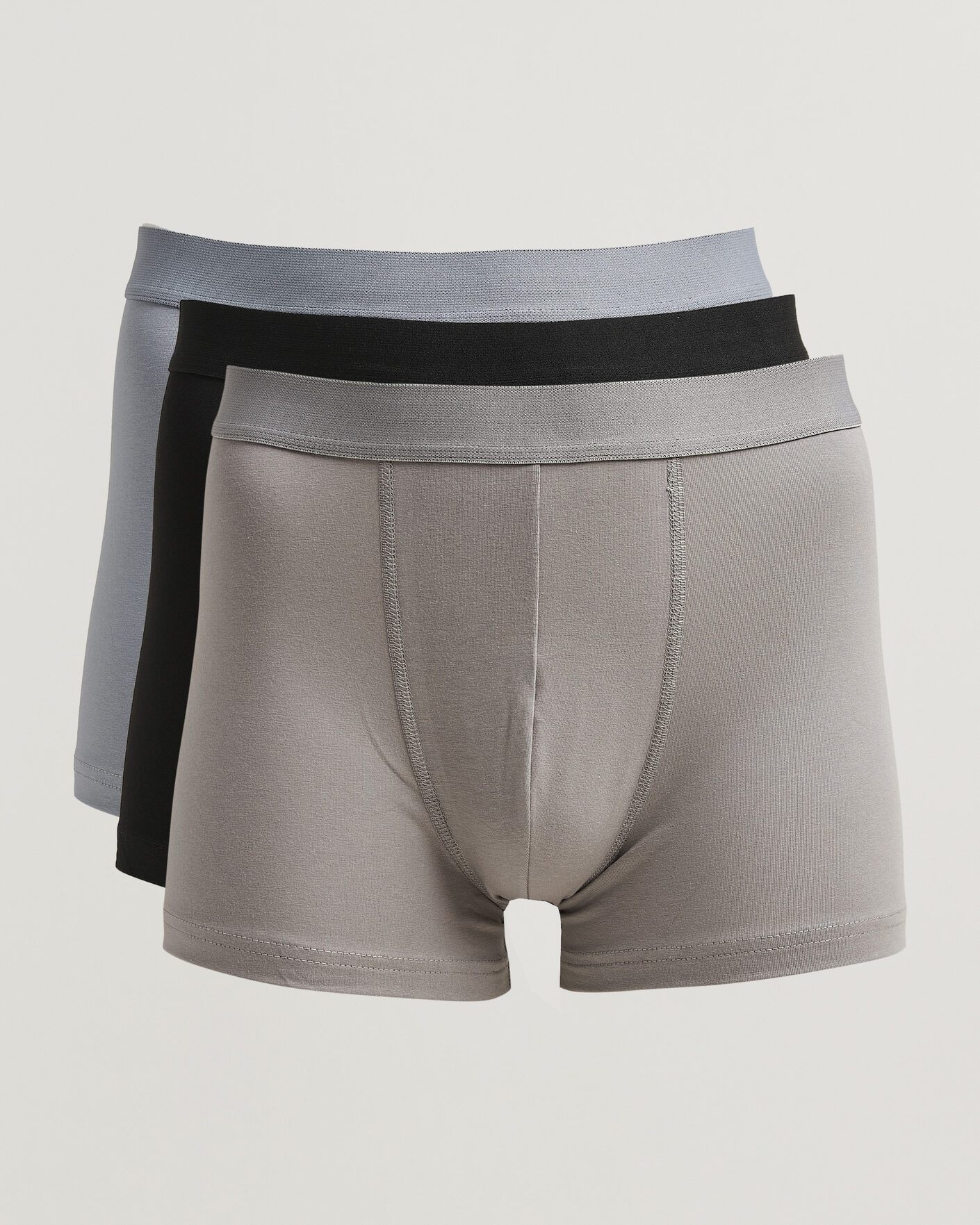 Uomini | Biancheria intima | Bread & Boxers | 3-Pack Boxer Brief Blue/Grey/Black