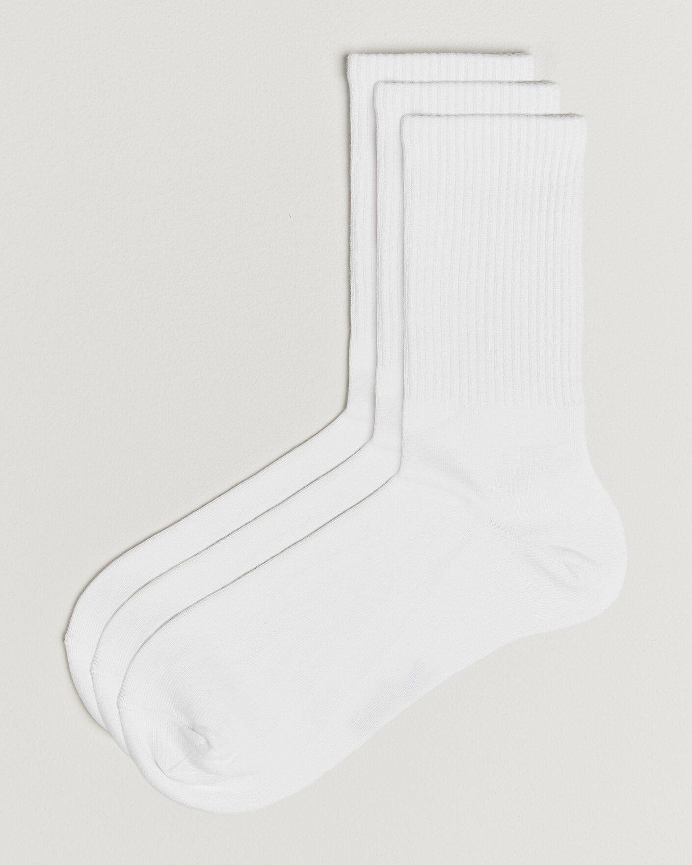 Uomini | Biancheria intima | Bread & Boxers | 3-Pack Sport Sock White
