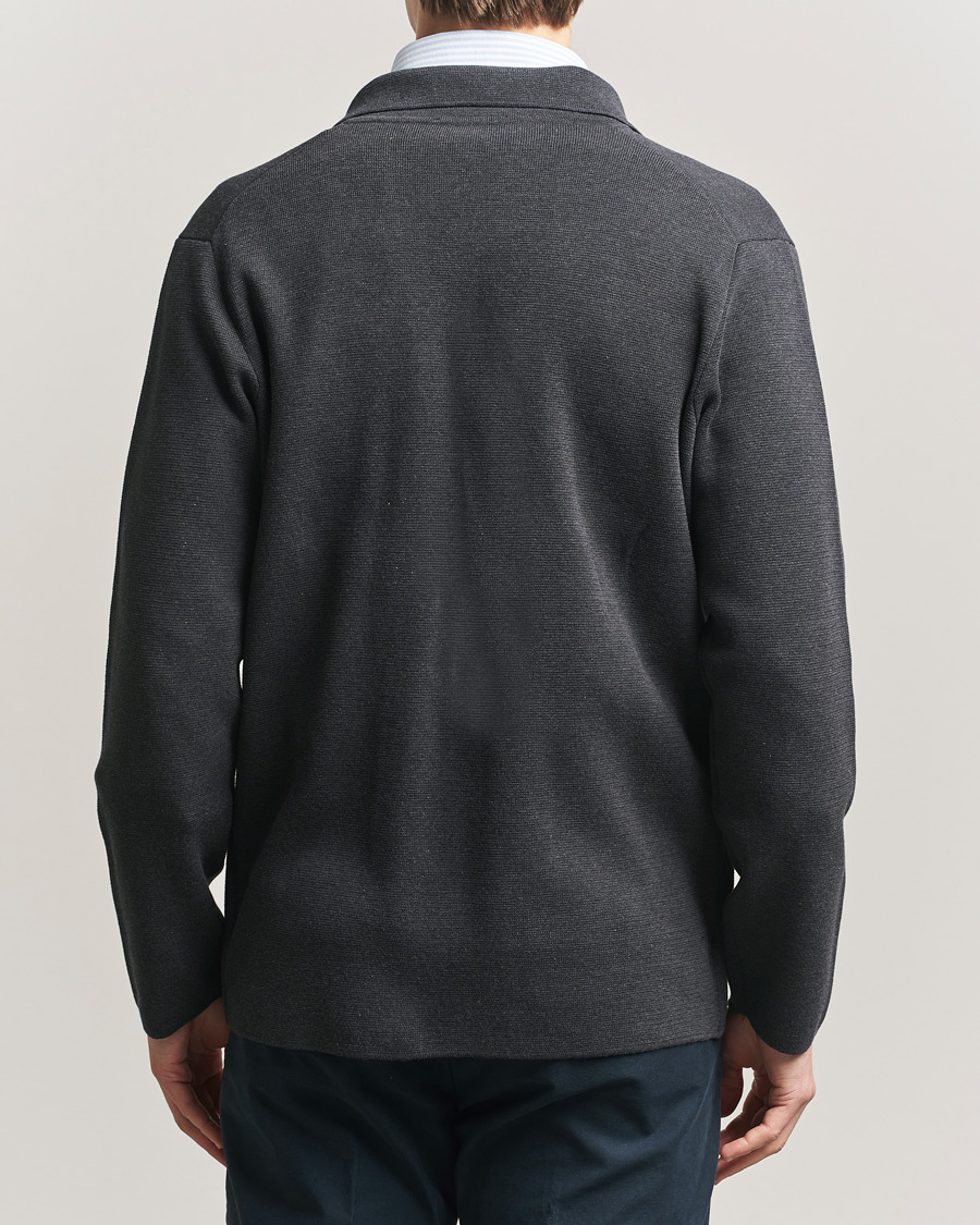 Uomini | Blazers | Lardini | Knitted Cotton Blazer Grey