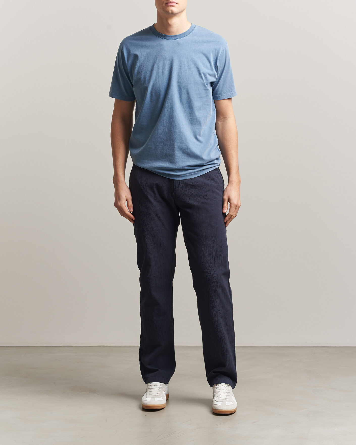 Uomini | T-shirt | Colorful Standard | Classic Organic T-Shirt Faded Indigo