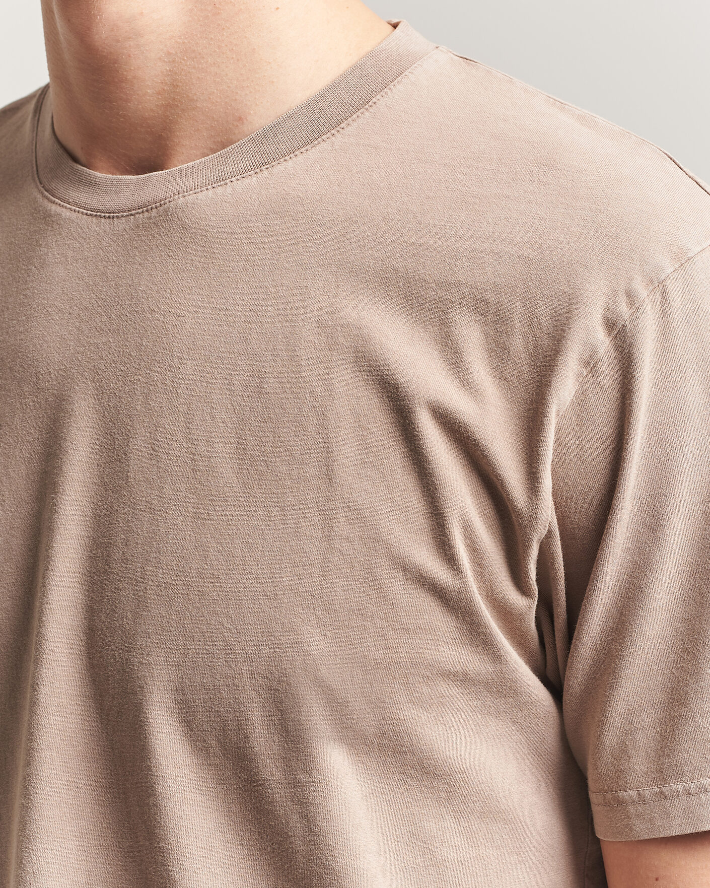 Uomini | T-shirt | Colorful Standard | Classic Organic T-Shirt Faded Khaki