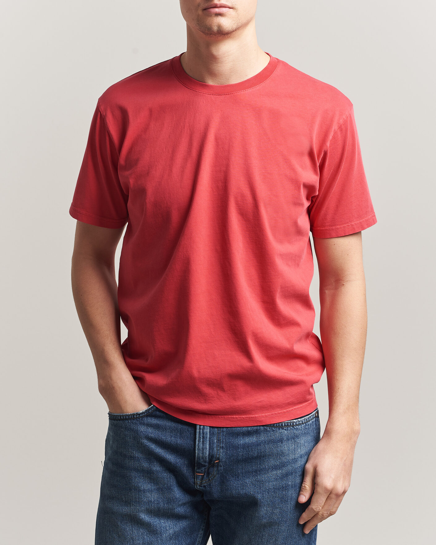 Uomini | T-shirt | Colorful Standard | Classic Organic T-Shirt Faded Red