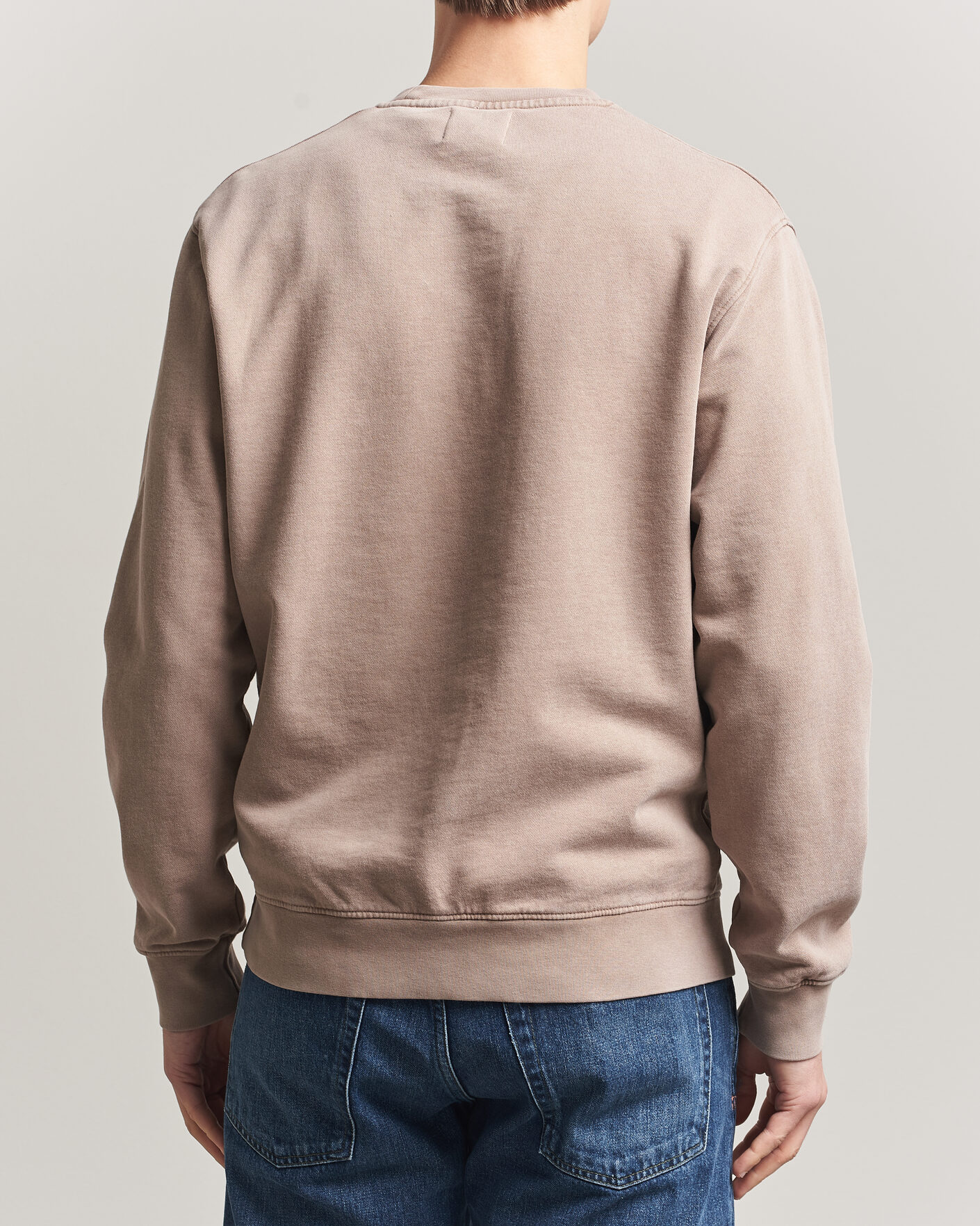 Uomini | Maglieria | Colorful Standard | Classic Organic Crew Neck Sweat Faded Khaki