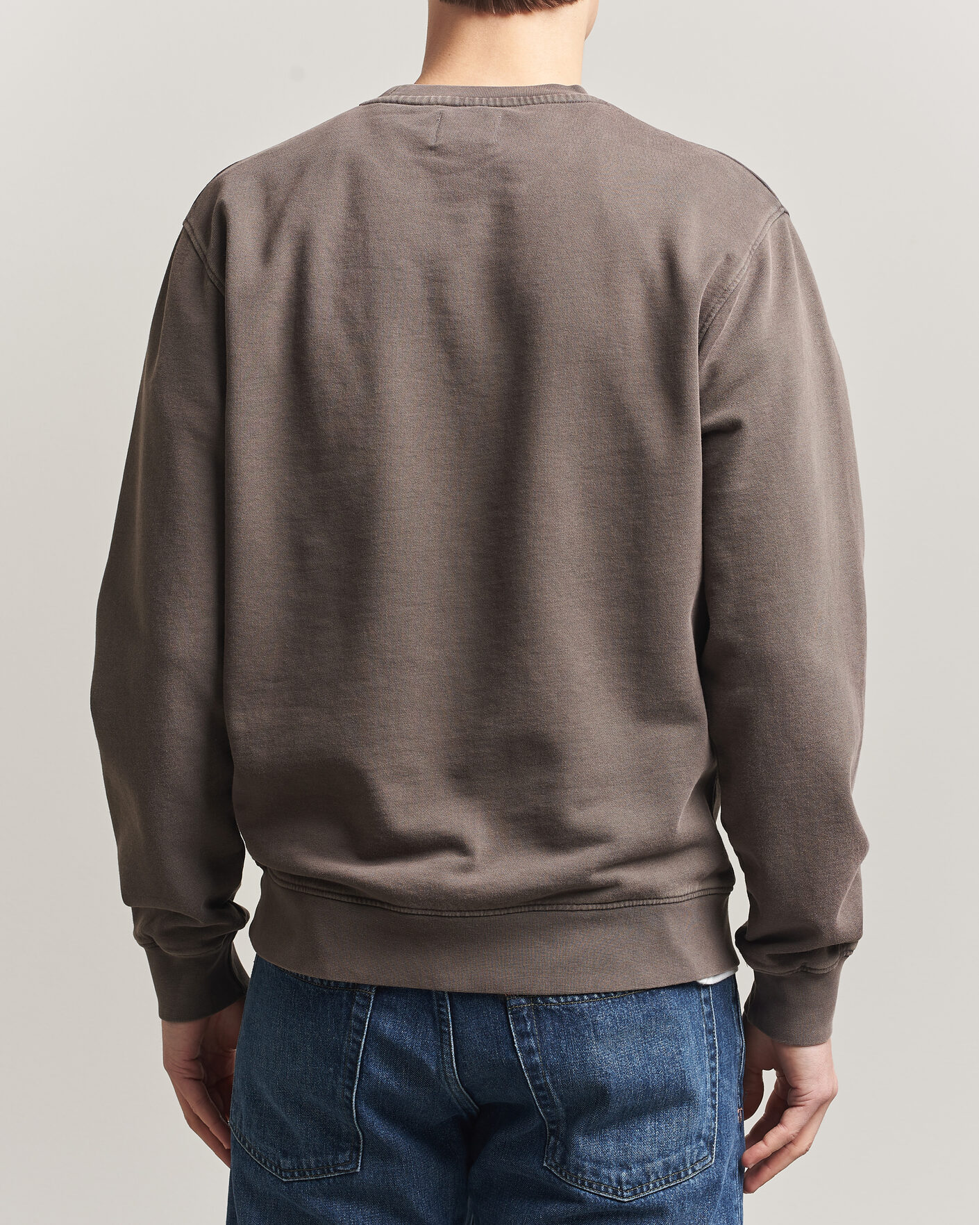 Uomini | Maglieria | Colorful Standard | Classic Organic Crew Neck Sweat Fade Mud