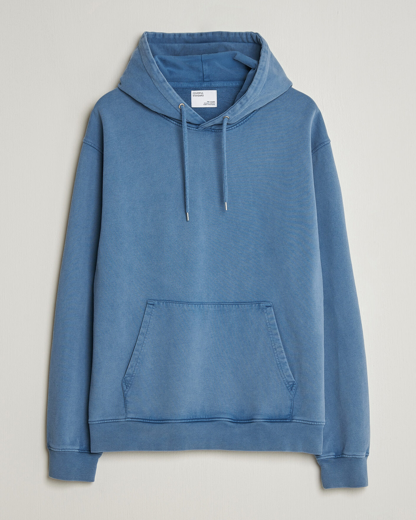 Uomini | Maglieria | Colorful Standard | Classic Organic Hood Faded Indigo