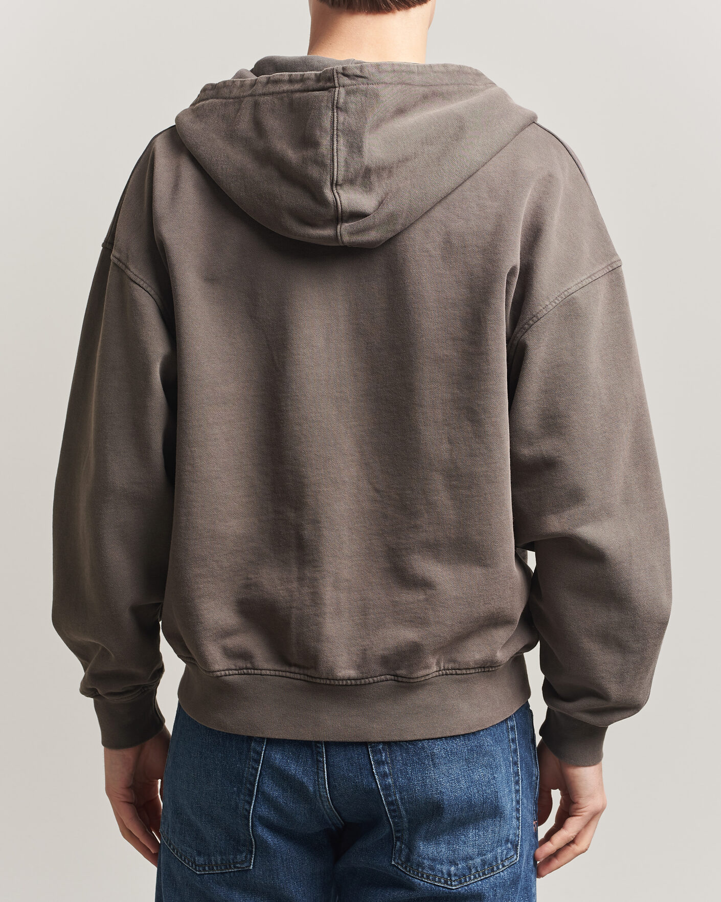 Uomini | Maglieria | Colorful Standard | Classic Organic Full Zip Hoodie Faded Mud
