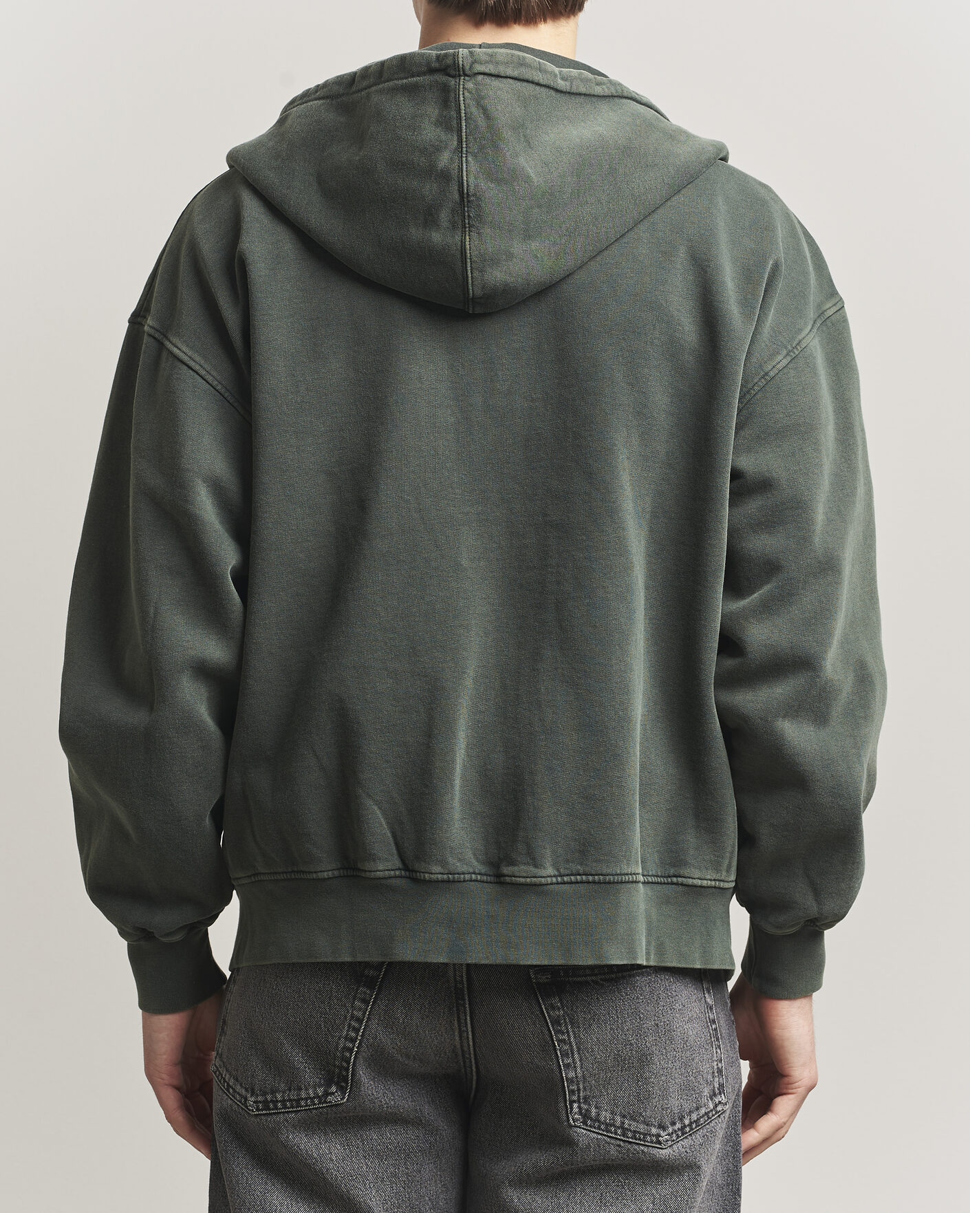 Uomini | Maglieria | Colorful Standard | Classic Organic Full Zip Hoodie Midnight Forest