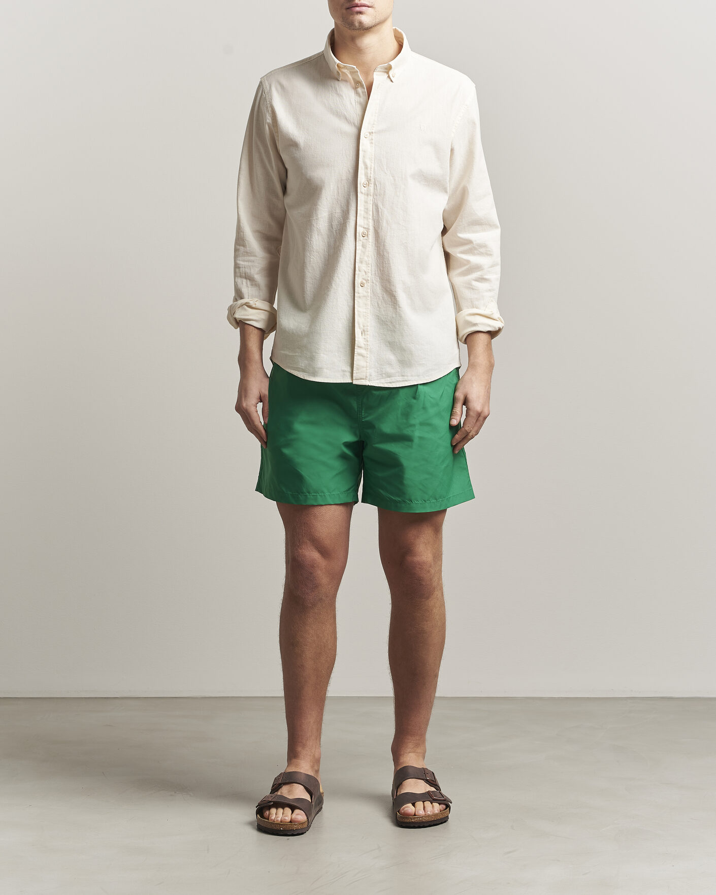 Uomini | Costumi da bagno | Colorful Standard | Classic Organic Swim Shorts Kelly Green