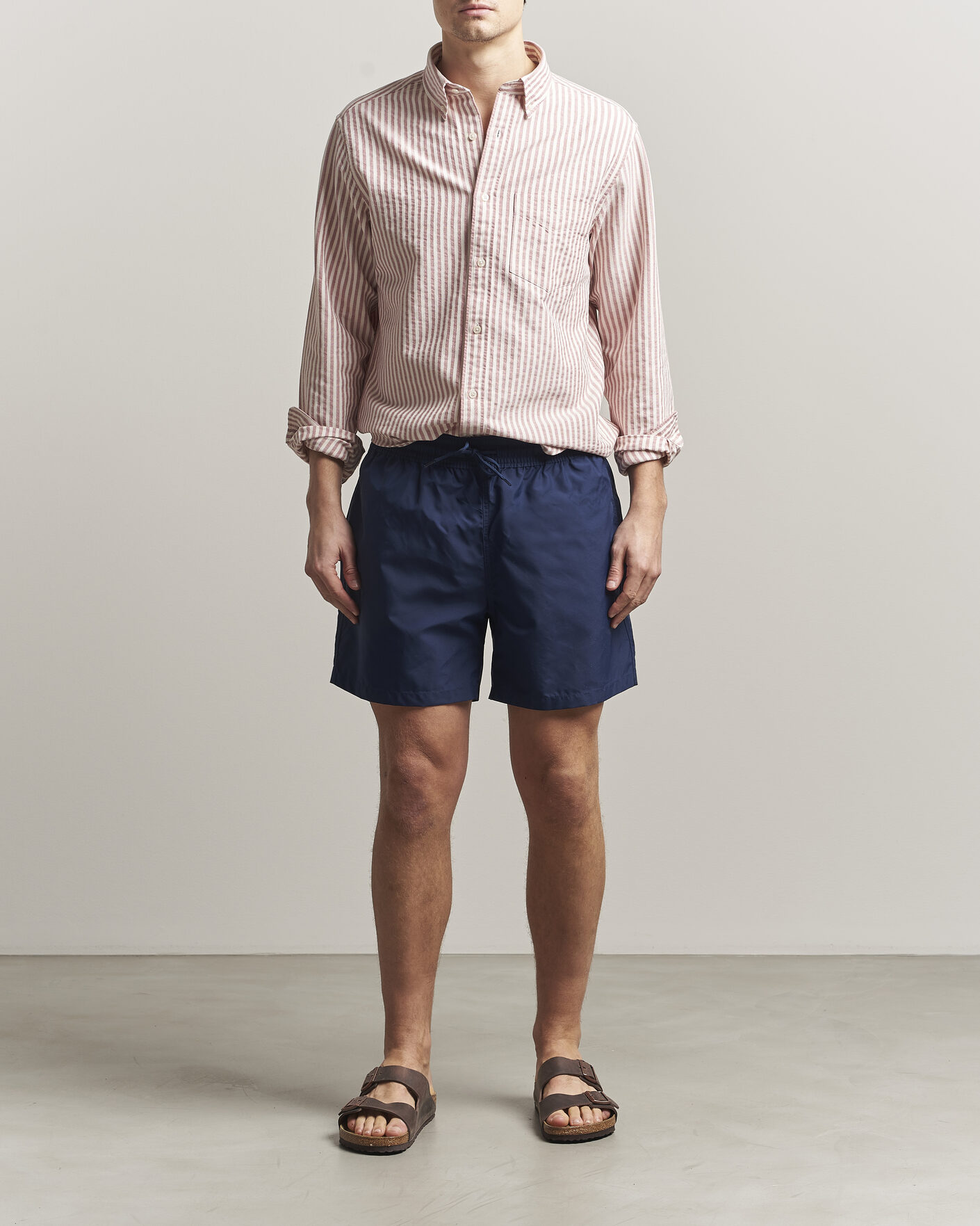 Uomini | Costumi da bagno | Colorful Standard | Classic Organic Swim Shorts Marine Blue
