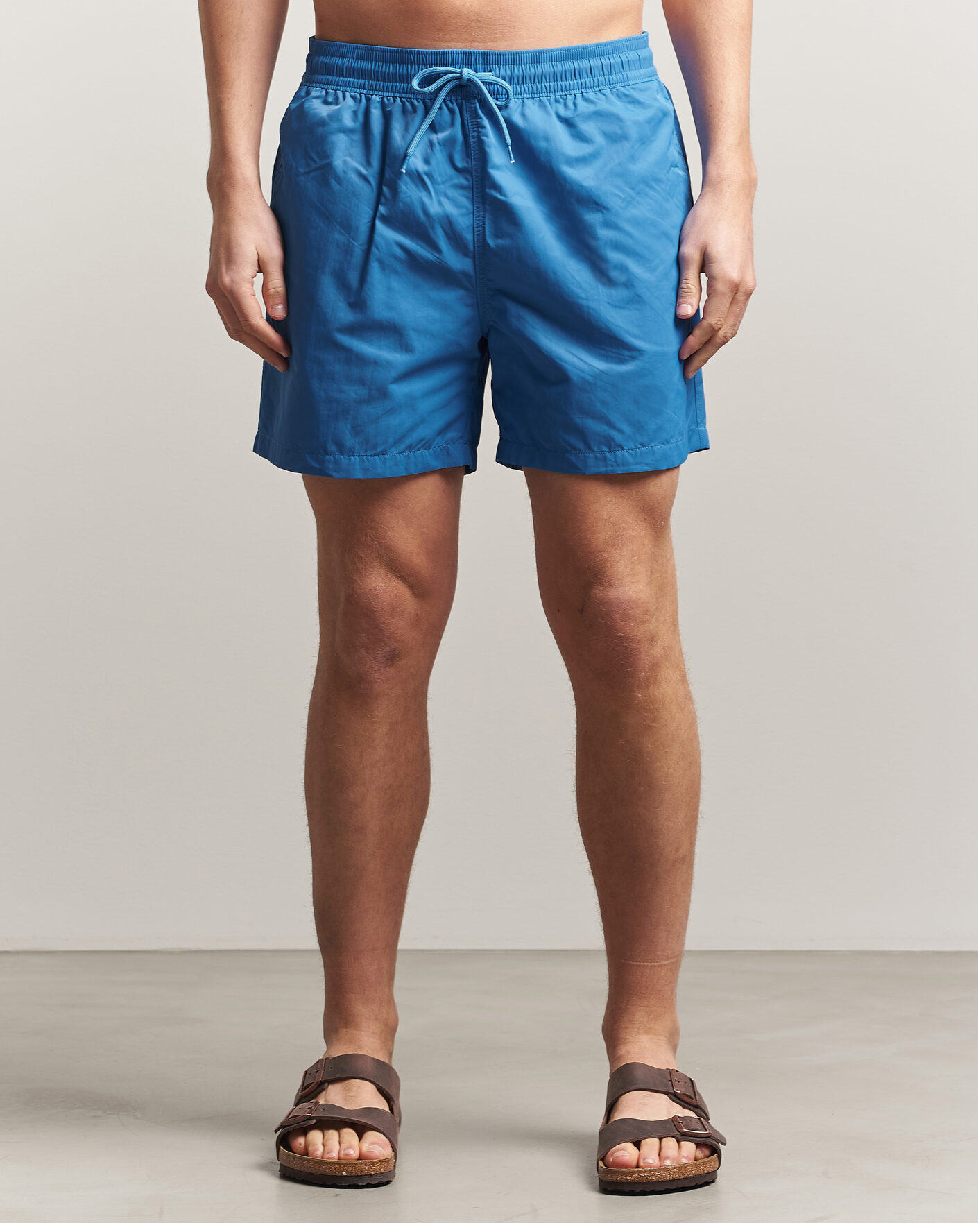 Uomini | Costumi da bagno | Colorful Standard | Classic Organic Swim Shorts Pacific Blue