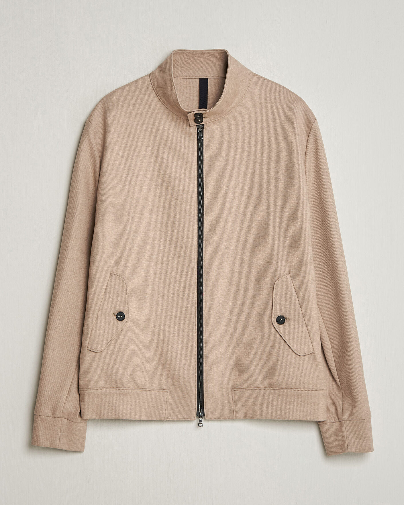 Uomini | Giacche | Harris Wharf London | Loro Piana Cavalry Twill Harrington Jacket Oat