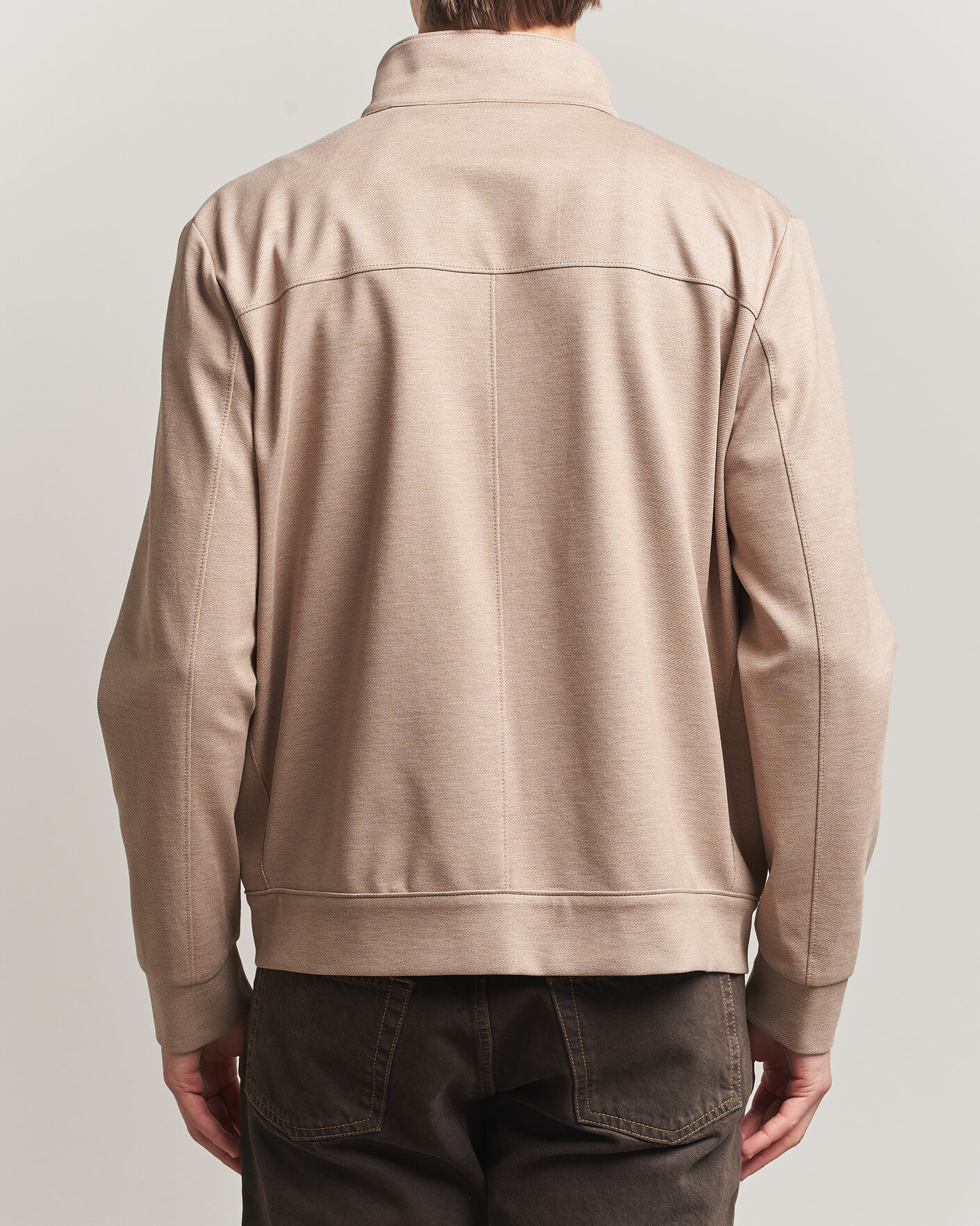 Uomini | Giacche | Harris Wharf London | Loro Piana Cavalry Twill Harrington Jacket Oat