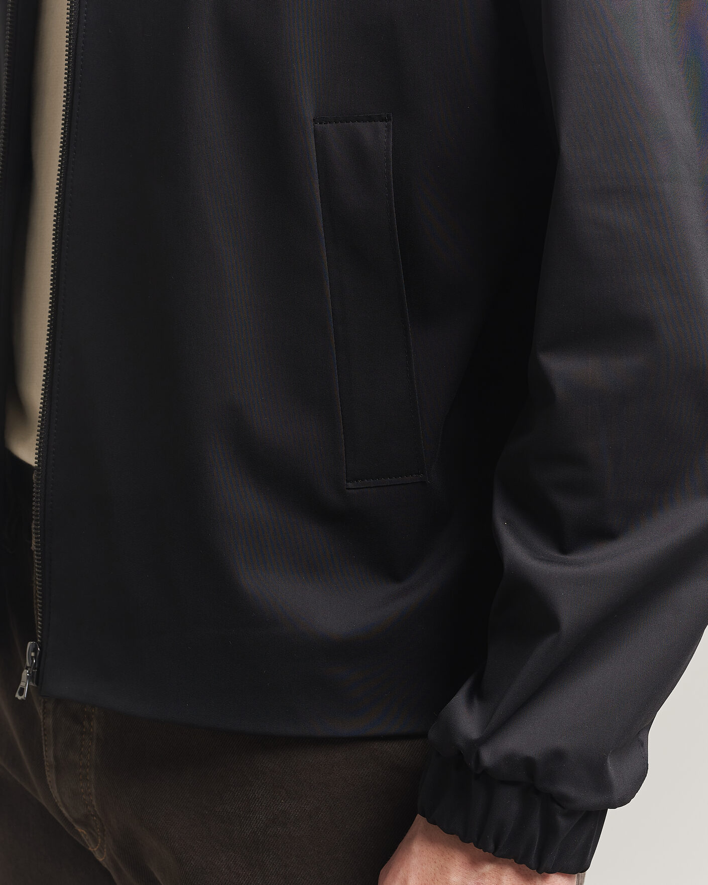 Uomini | Giacche | Harris Wharf London | Light Technic Short Jacket Black