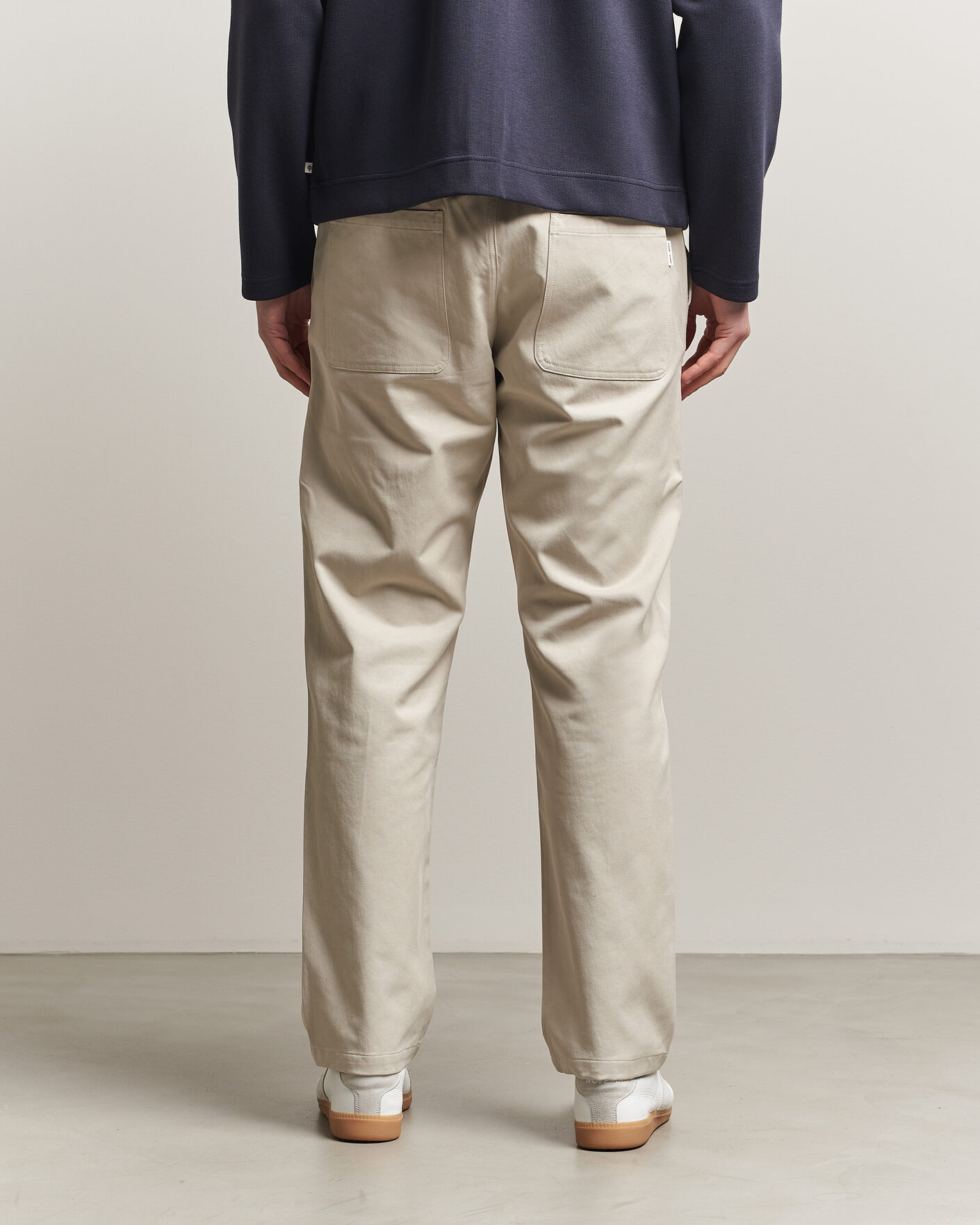 Uomini | Pantaloni | Samsøe Samsøe | Jabari Cotton Drawstring Trousers Moonstruck