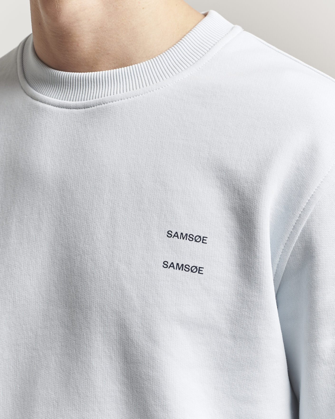 Uomini | Maglieria | Samsøe Samsøe | Joel Organic Cotton Sweatshirt Skywriting