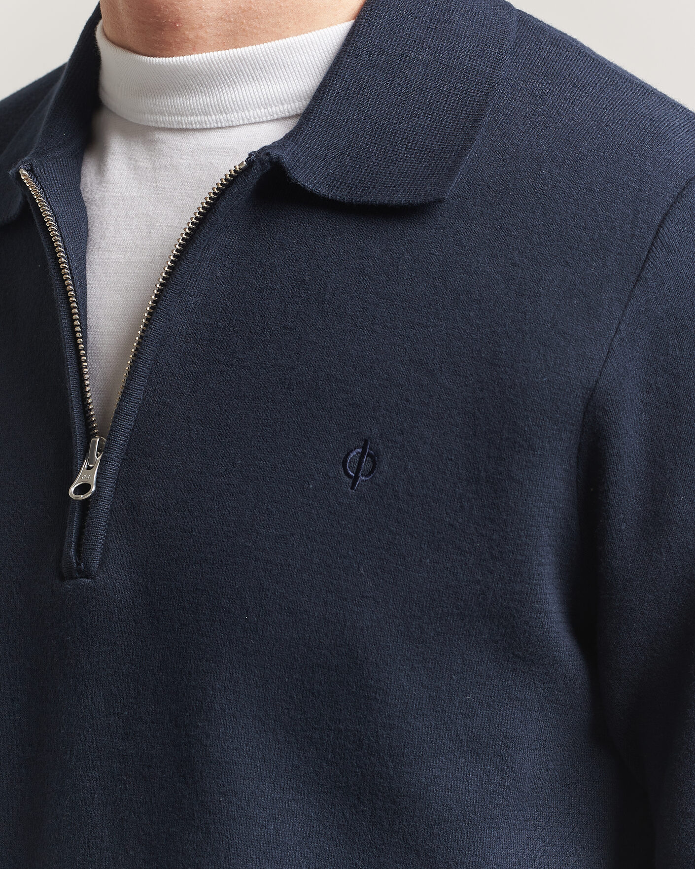 Uomini | Maglieria | Samsøe Samsøe | Guna Half Zip Salute Navy