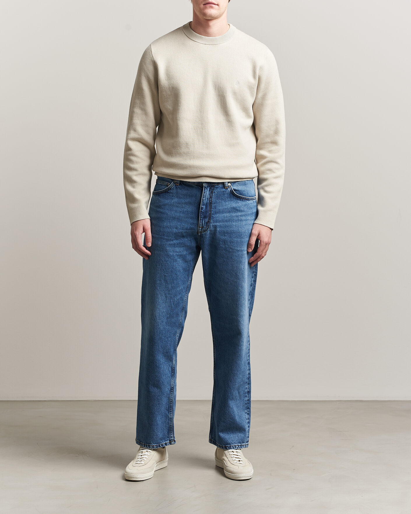 Uomini | Maglieria | Samsøe Samsøe | Niklas Crew Neck Sweater Moonstruck