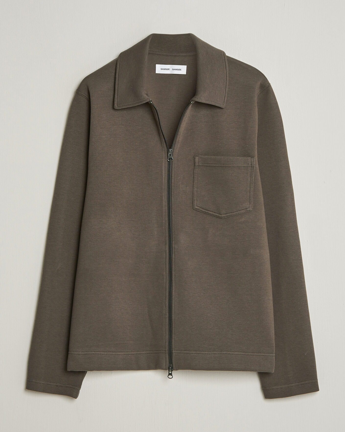 Uomini | Maglieria | Samsøe Samsøe | Hannes Full Zip Black Olive