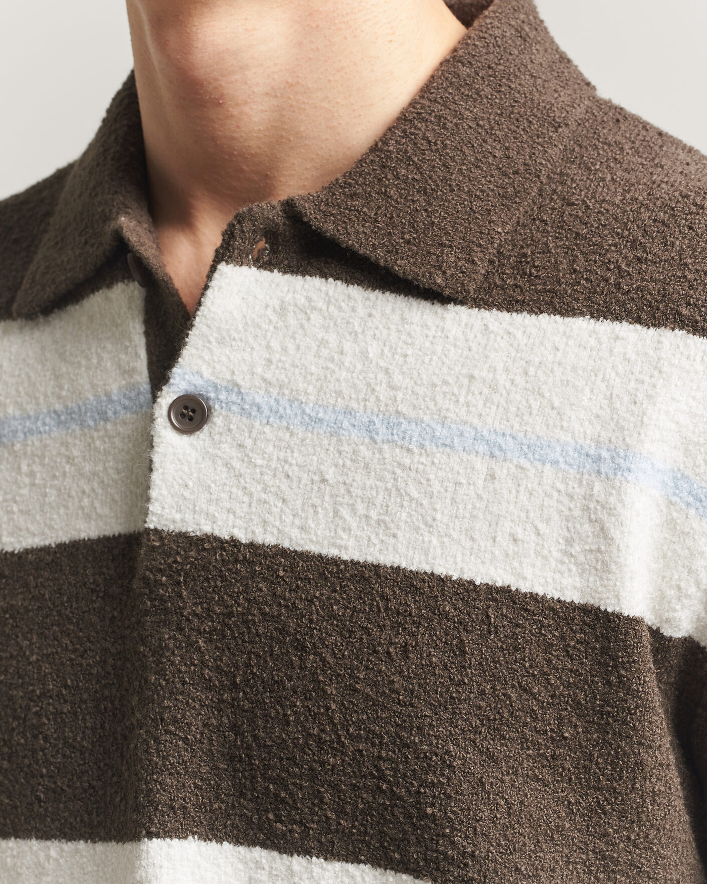 Uomini | Maglieria | Samsøe Samsøe | Nino Knitted Polo Black Olive/White