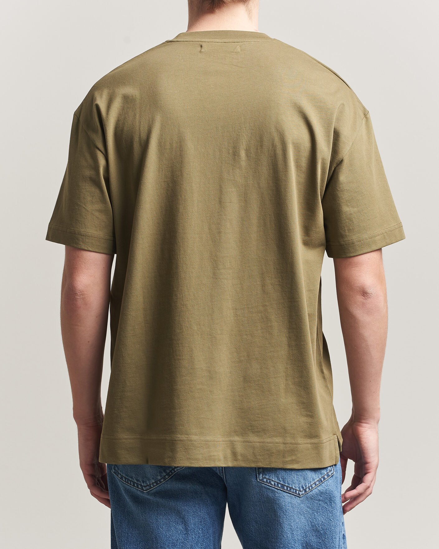 Uomini | T-shirt | Samsøe Samsøe | Joel Organic Cotton T-Shirt Burnt Olive