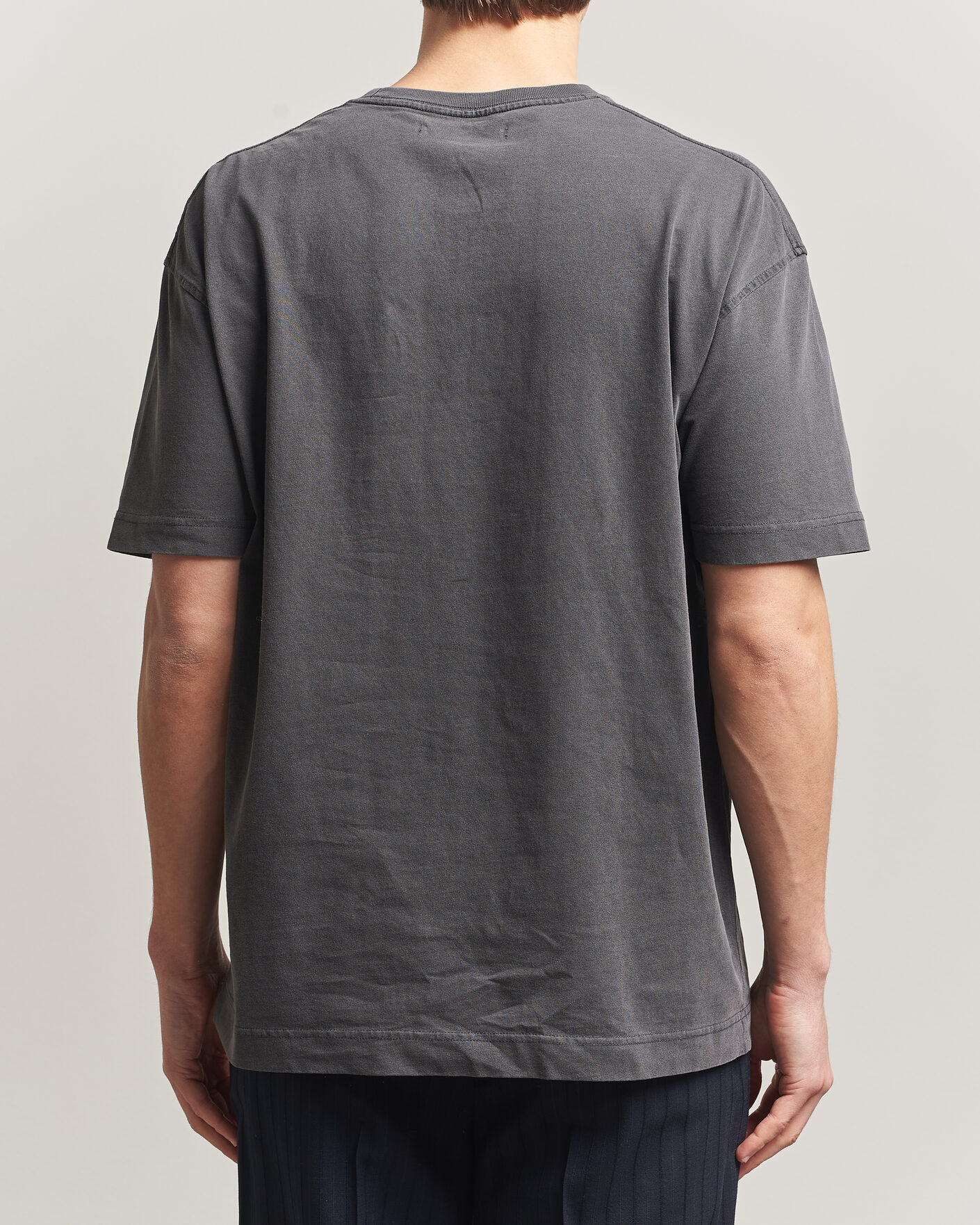 Uomini | T-shirt | Samsøe Samsøe | Joel Washed Organic Cotton T-Shirt Black