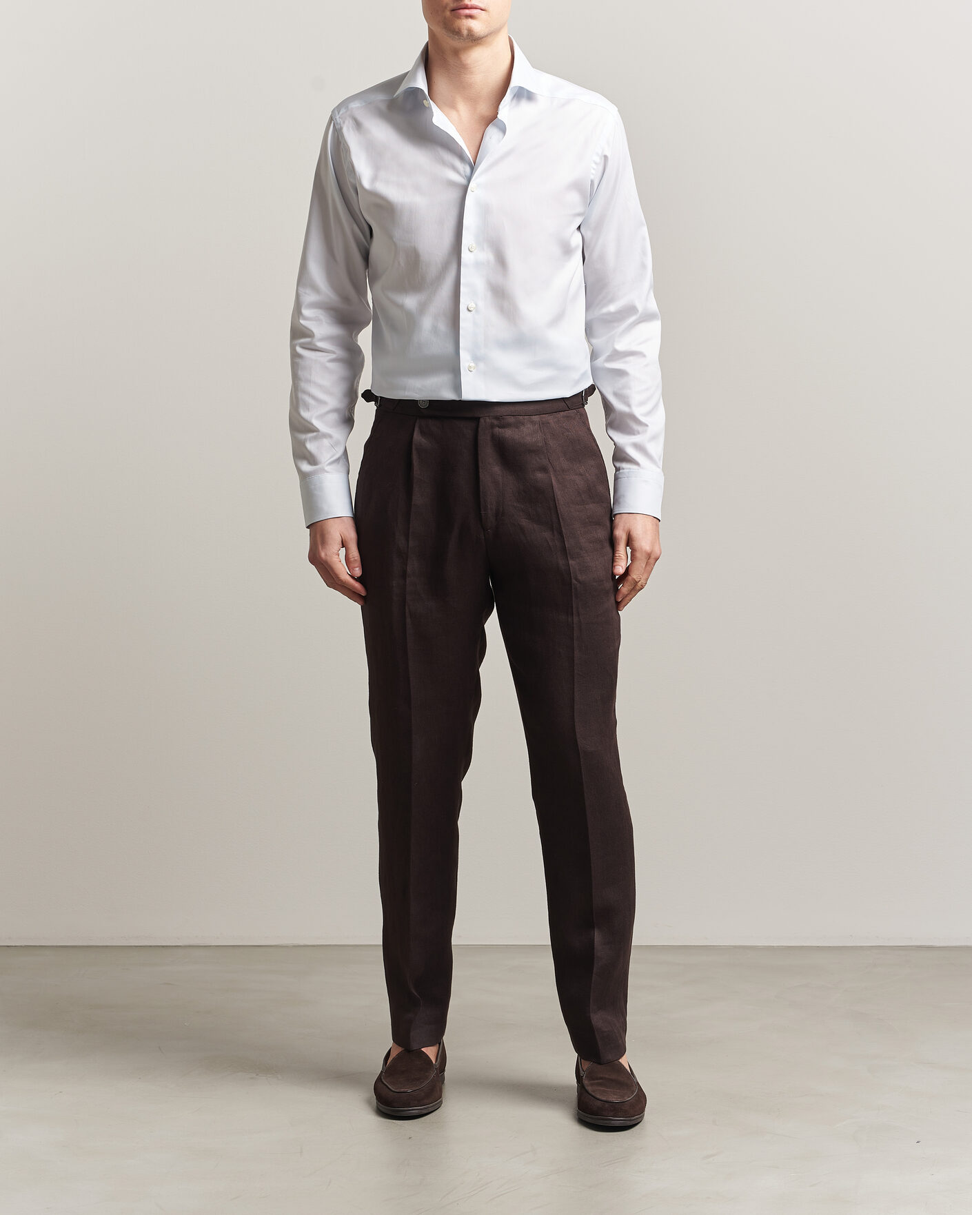 Uomini | Camicie | Eton | Slim Fit Signature Oxford Shirt Light Blue