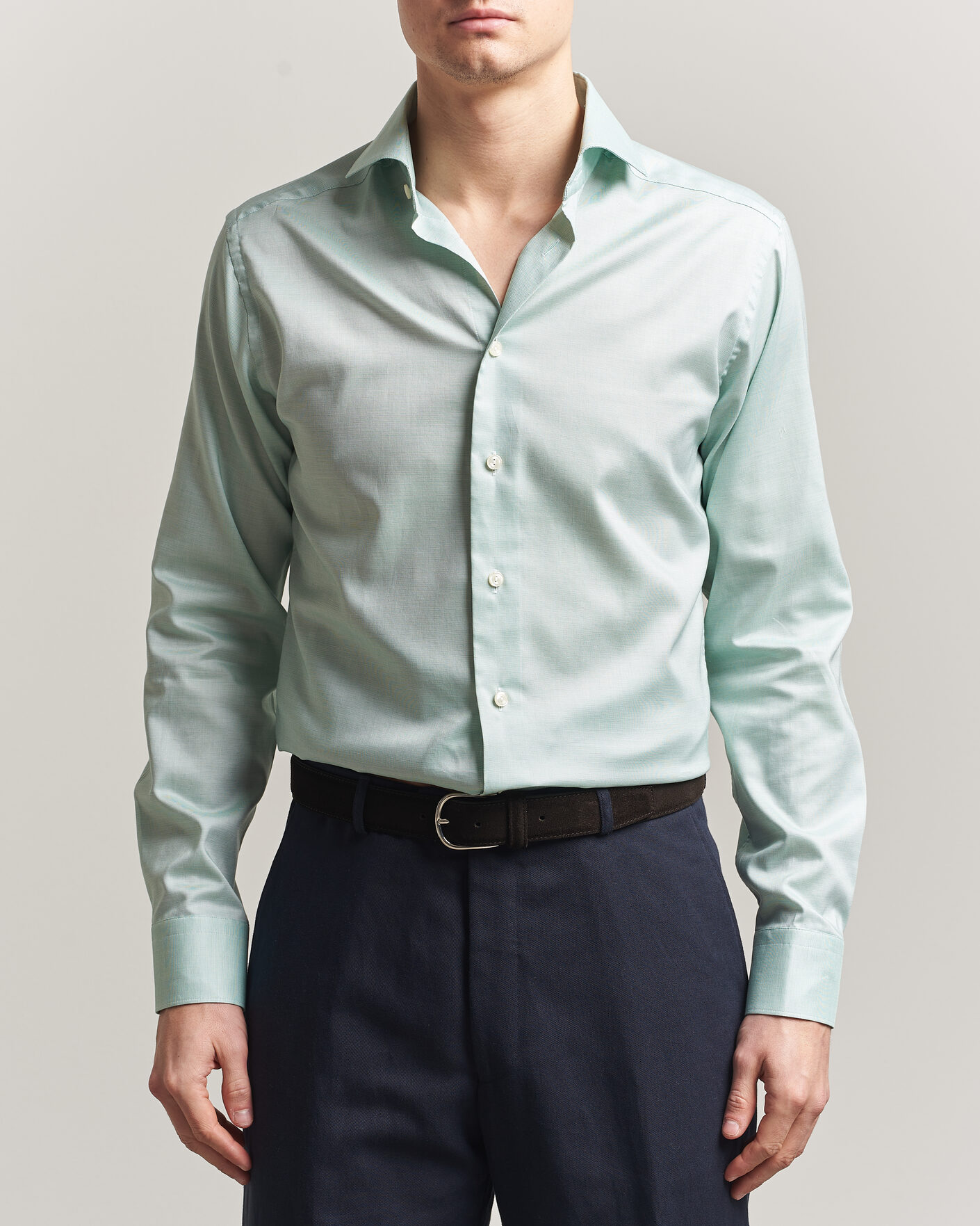 Uomini | Camicie | Eton | Slim Fit Signature Oxford Shirt Mid Green