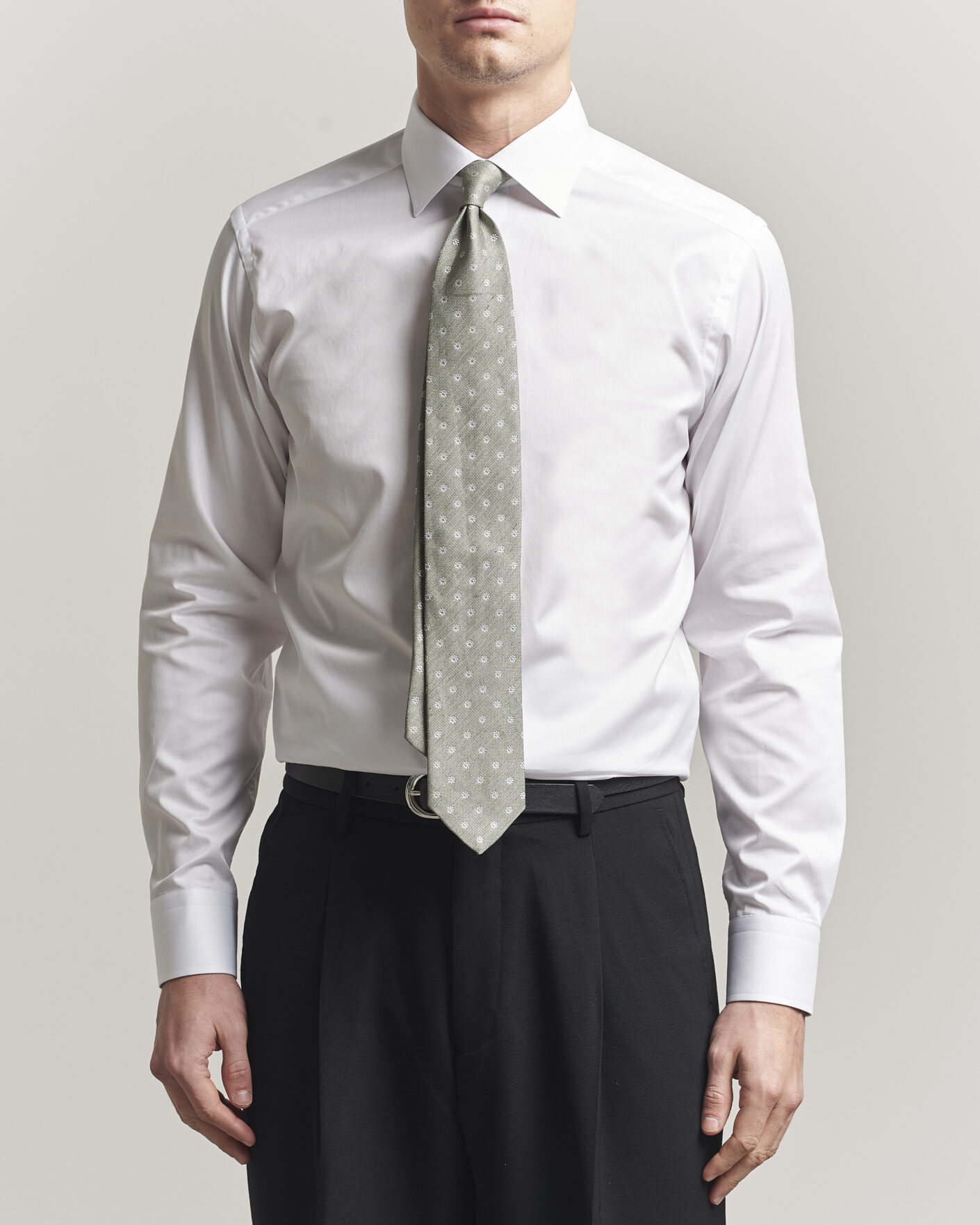 Uomini | Camicie | Eton | Slim Fit Signature Twill Contrast Shirt White