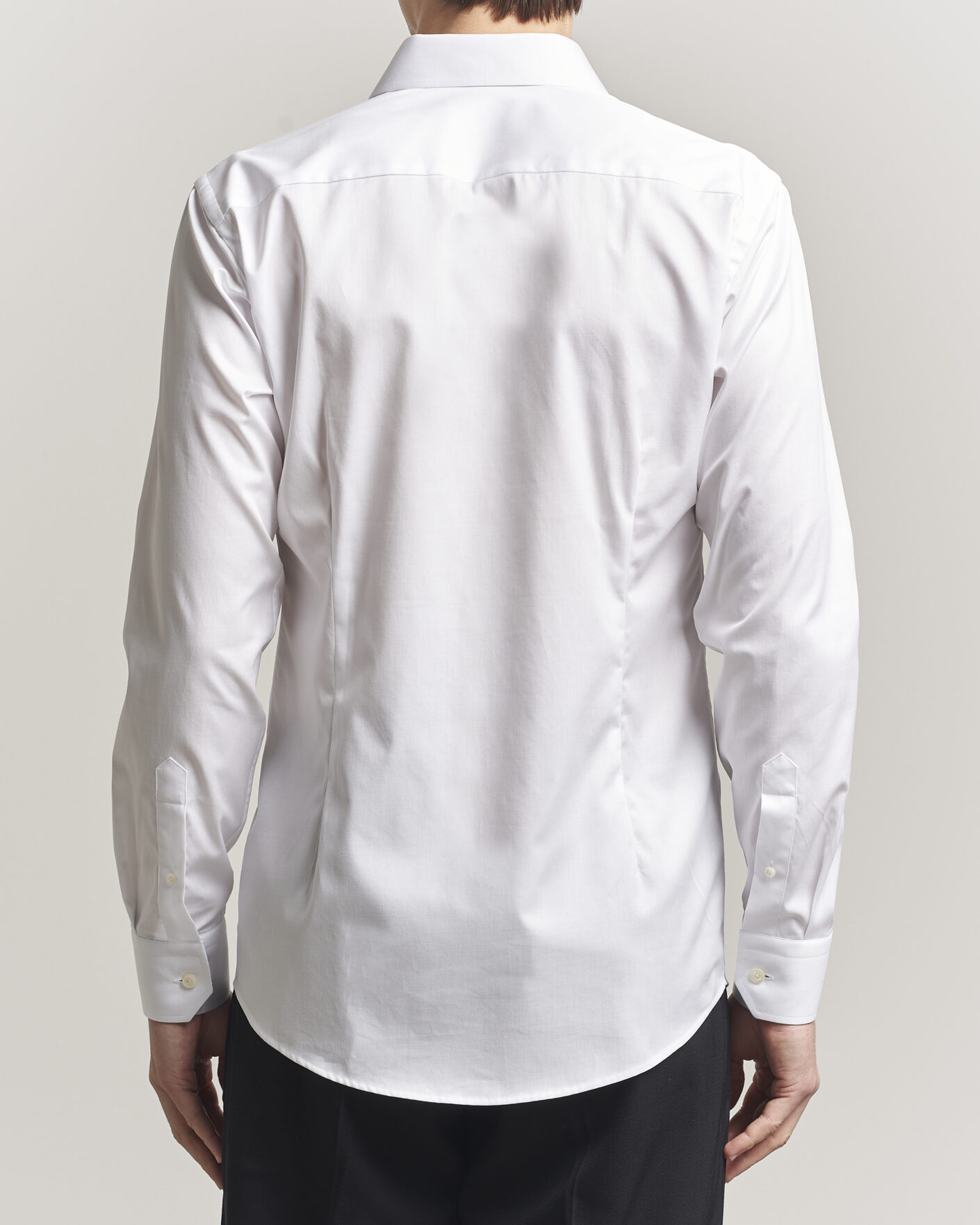 Uomini | Camicie | Eton | Slim Fit Signature Twill Contrast Shirt White