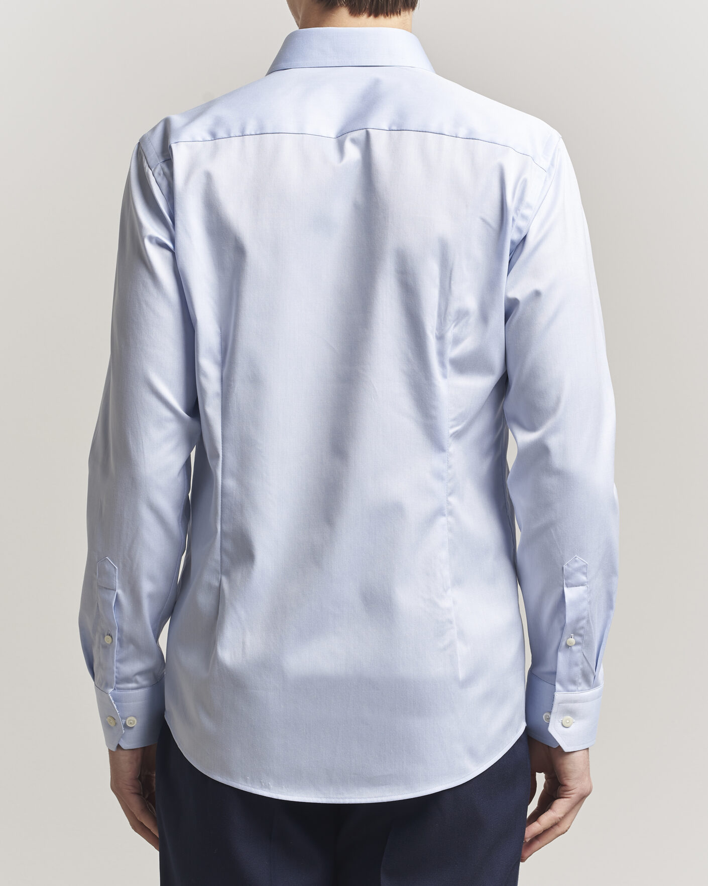 Uomini | Camicie | Eton | Slim Fit Signature Twill Contrast Shirt Light Blue
