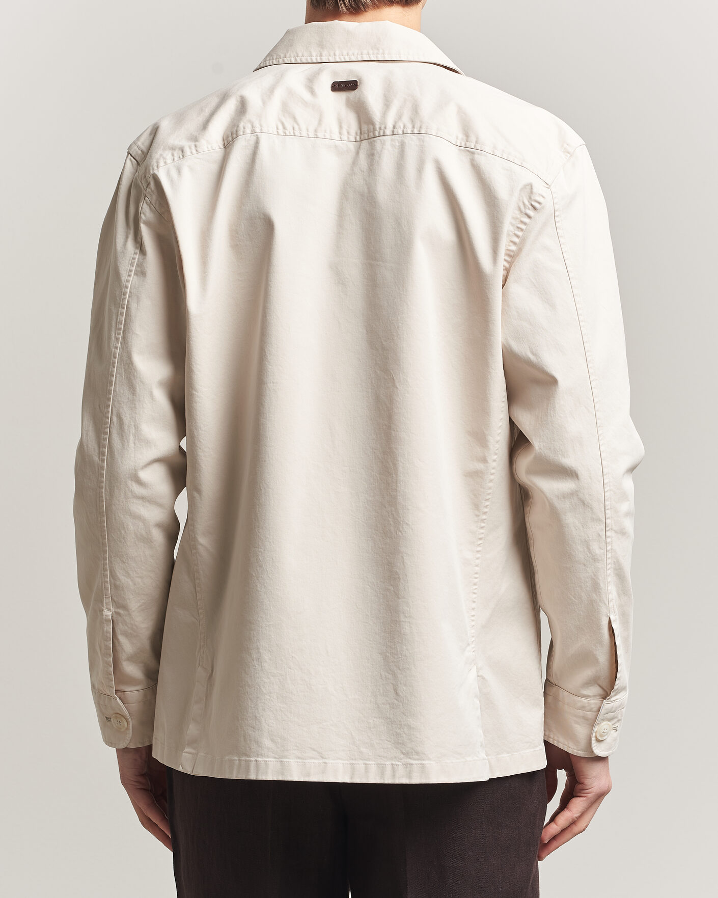 Uomini | Giacche | Eton | Cotton Chore Jacket Off White