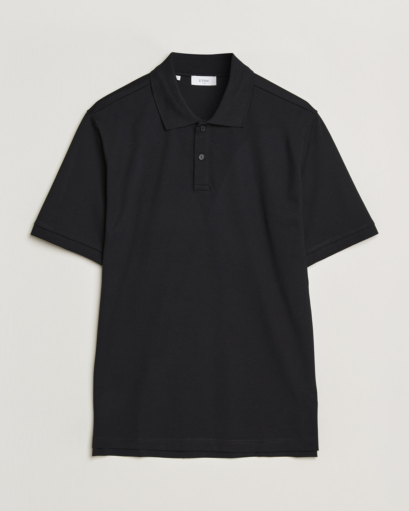 Uomini | Polo | Eton | Pima Pique Polo Black