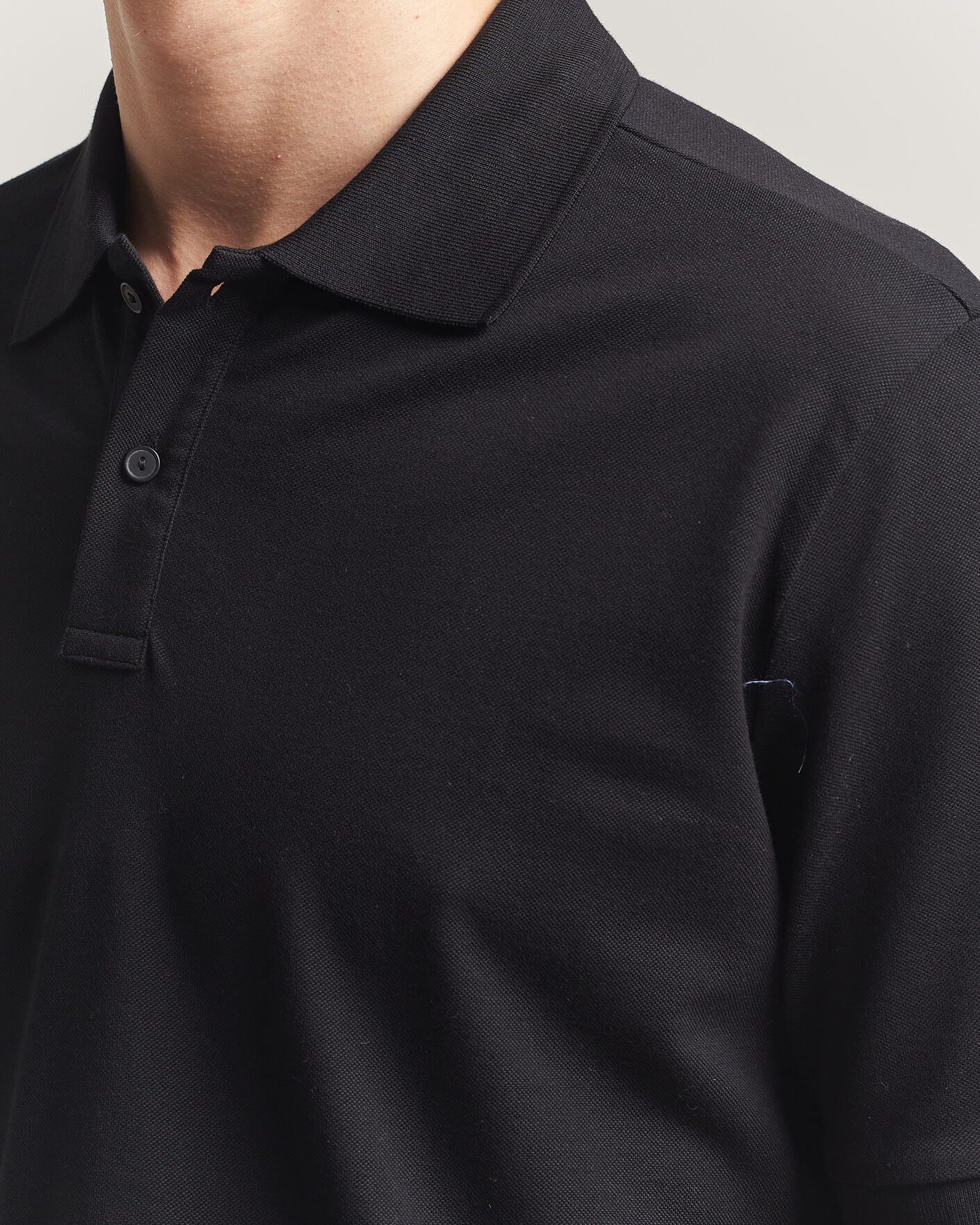 Uomini | Polo | Eton | Pima Pique Polo Black