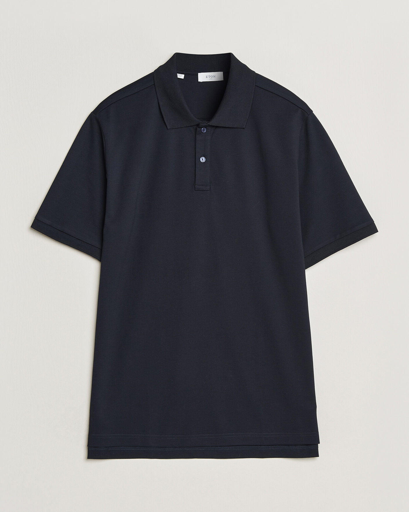 Uomini | Polo | Eton | Pima Pique Polo Navy Blue