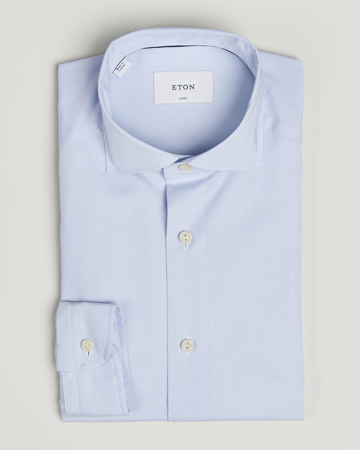Uomini | Camicie | Eton | Casual Fit Breeze Poplin Shirt Light Blue