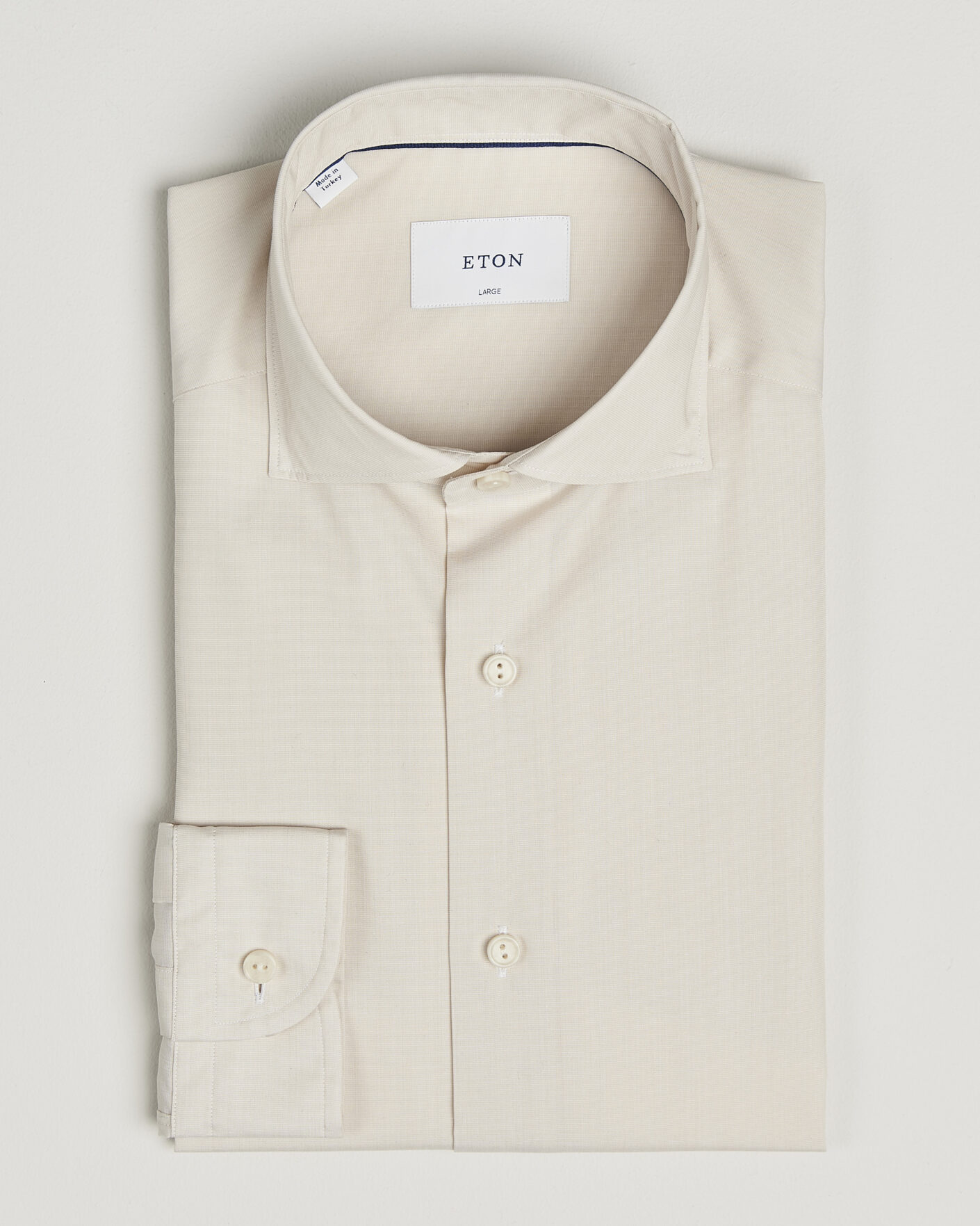 Uomini | Camicie | Eton | Casual Fit Breeze Poplin Shirt Beige