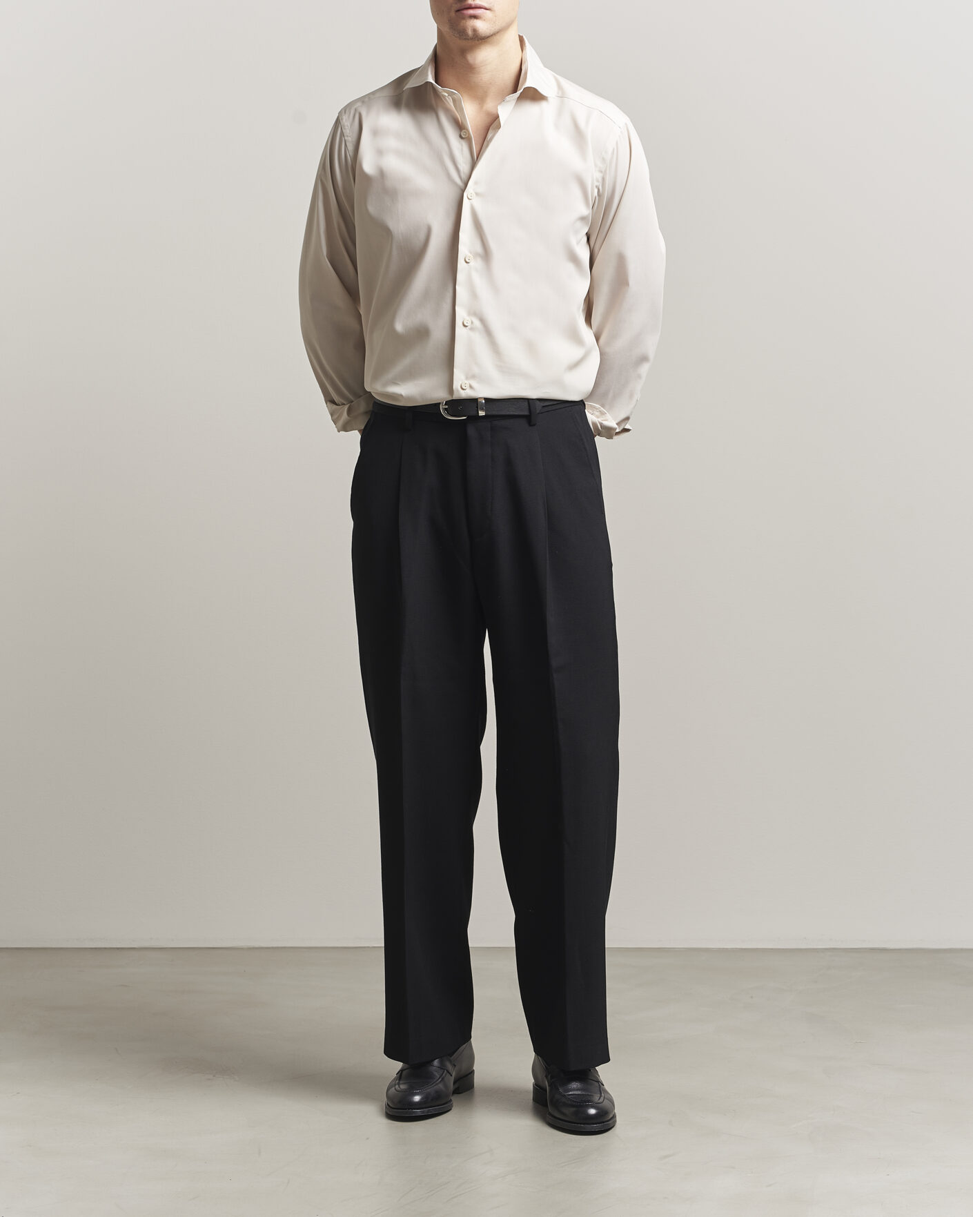 Uomini | Camicie | Eton | Casual Fit Breeze Poplin Shirt Beige