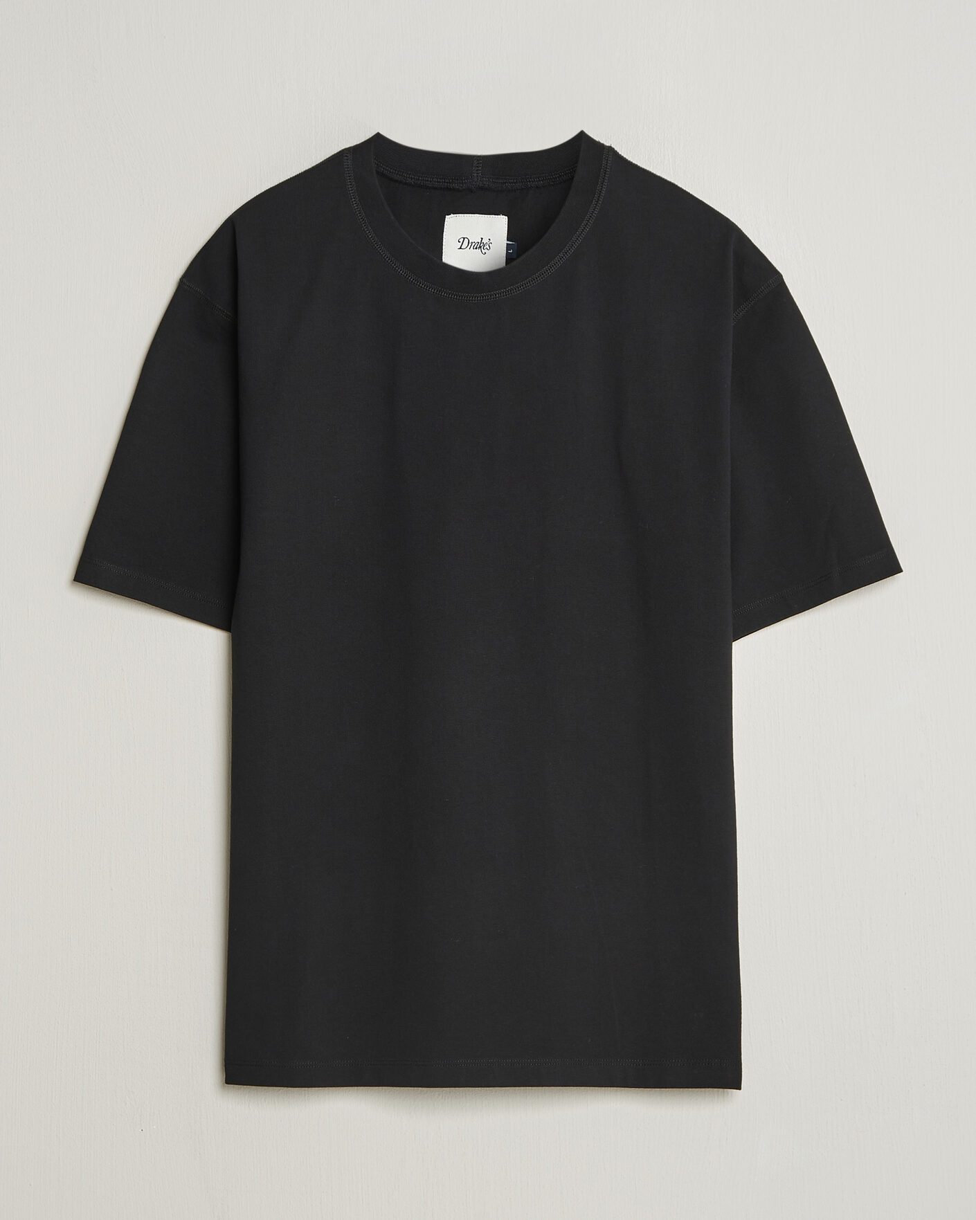 Uomini | T-shirt | Drake's | Short Sleeve Hiking T-Shirt Black